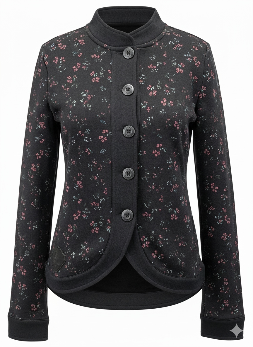 Ragwear Sweatjacke »AVALINA FLOWERS O«