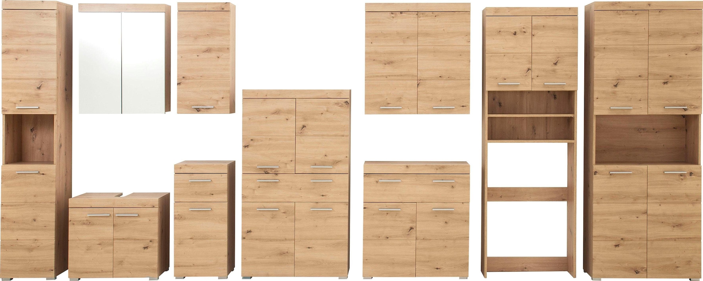 INOSIGN Waschbeckenunterschrank »Avena«, Waschtisch mit 2 Türen - Aussparung 26/8 cm - (B/T/H) 60/34/56 cm