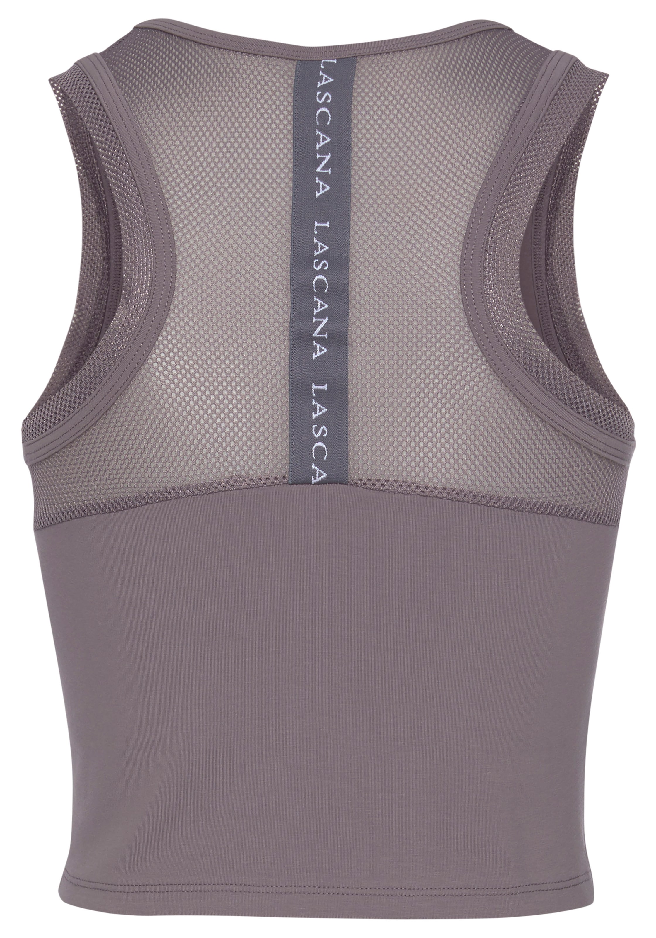 LASCANA ACTIVE Funktionsshirt, mit Racerback und Mesh-Einsätzen