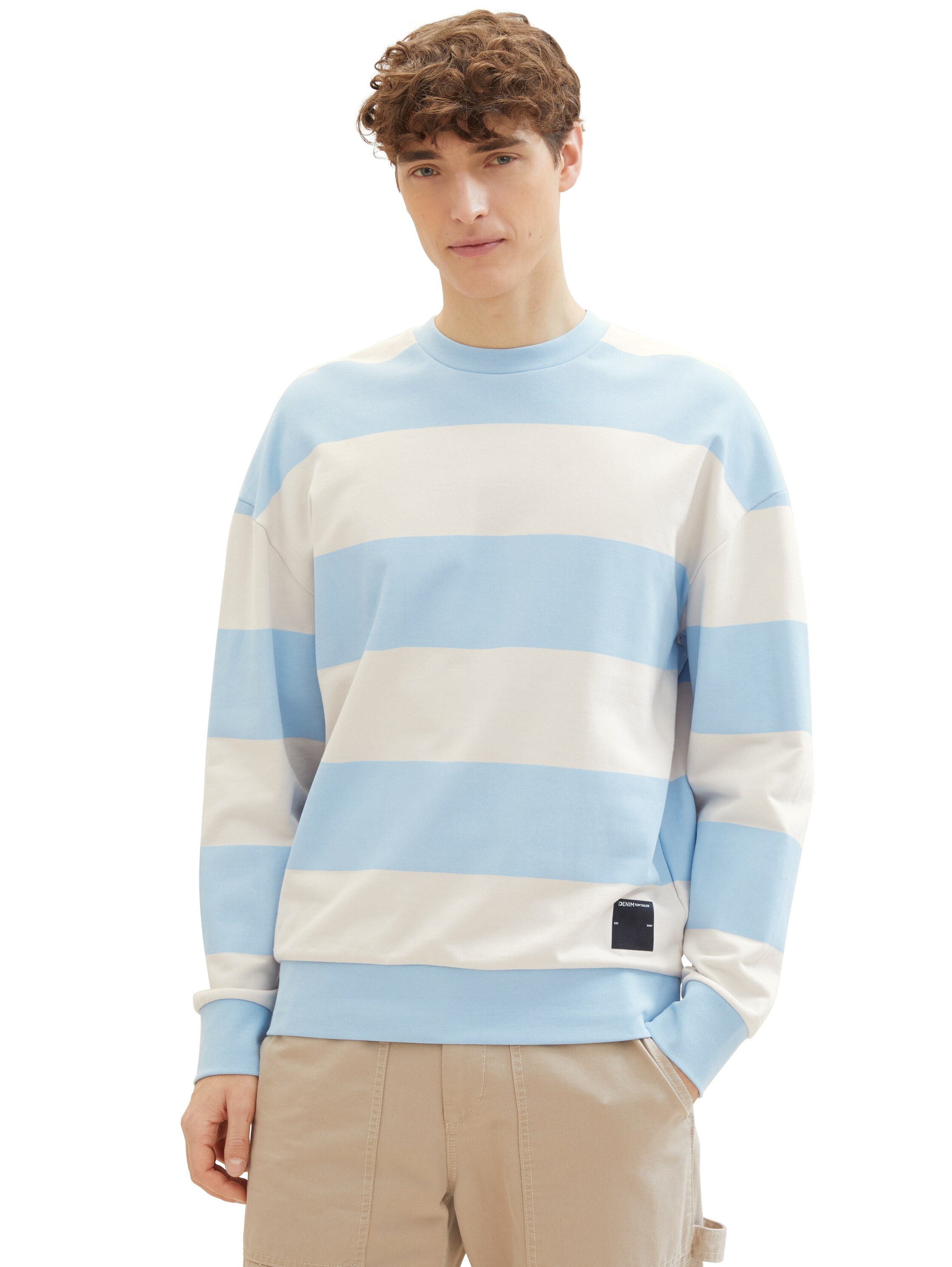 Sweatshirt, mit Colorblocking