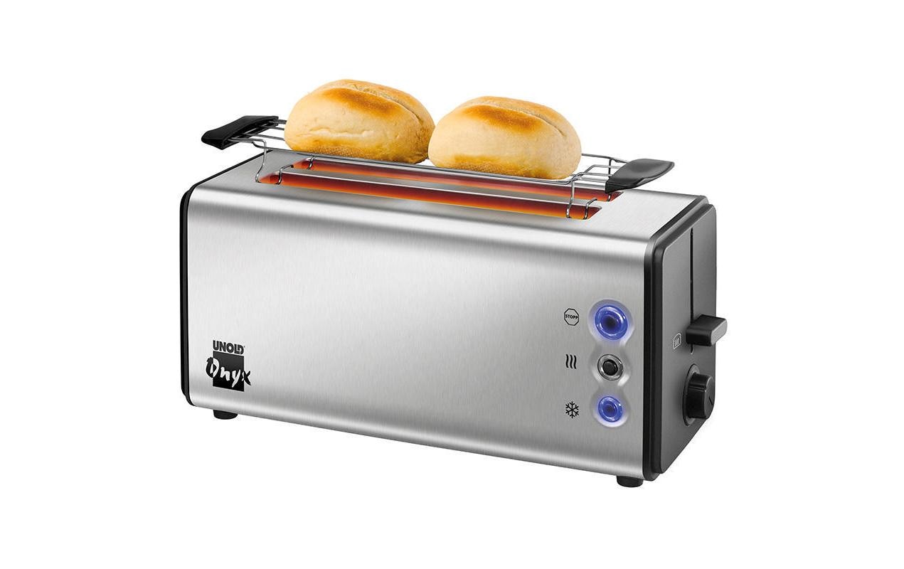 Unold Toaster »Onyx Duplex«, 2 lange Schlitze, für 4 Scheiben, 1400 W