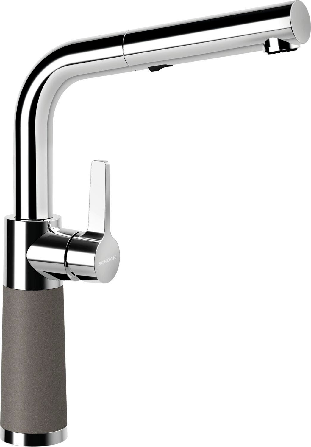 Image of Schock Küchenarmatur "SC-540 SB" ausziehbar, Strahl-Brause, Rückflussverhinderer, Schwenkbereich 120