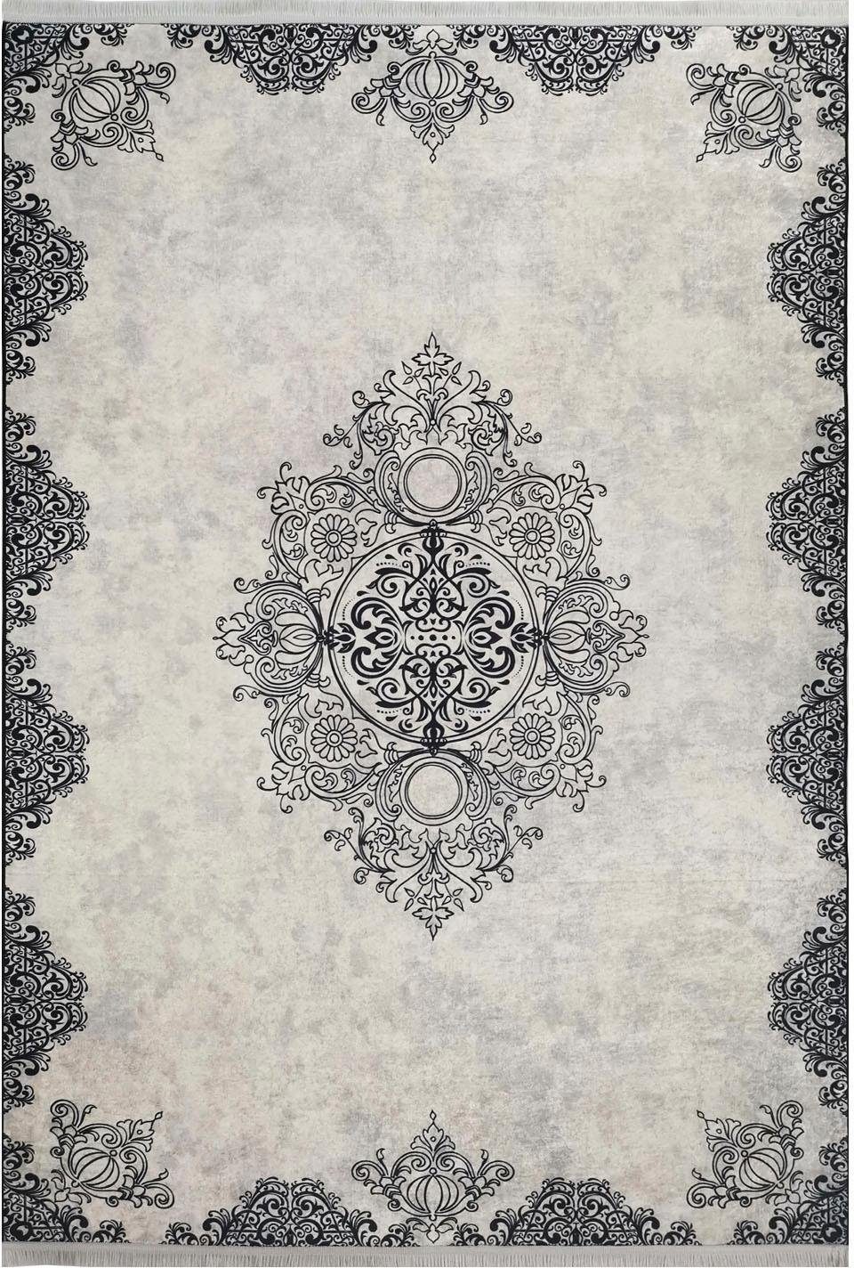 Image of RESITAL The Voice of Carpet Teppich »Sultan 001«, rechteckig, 9 mm Höhe, Flachgewebe, bedruckt, Orient-Optik, mit Fransen, waschbar, ideal im Wohnzimmer & Schlafzimmer bei Ackermann Versand Schweiz