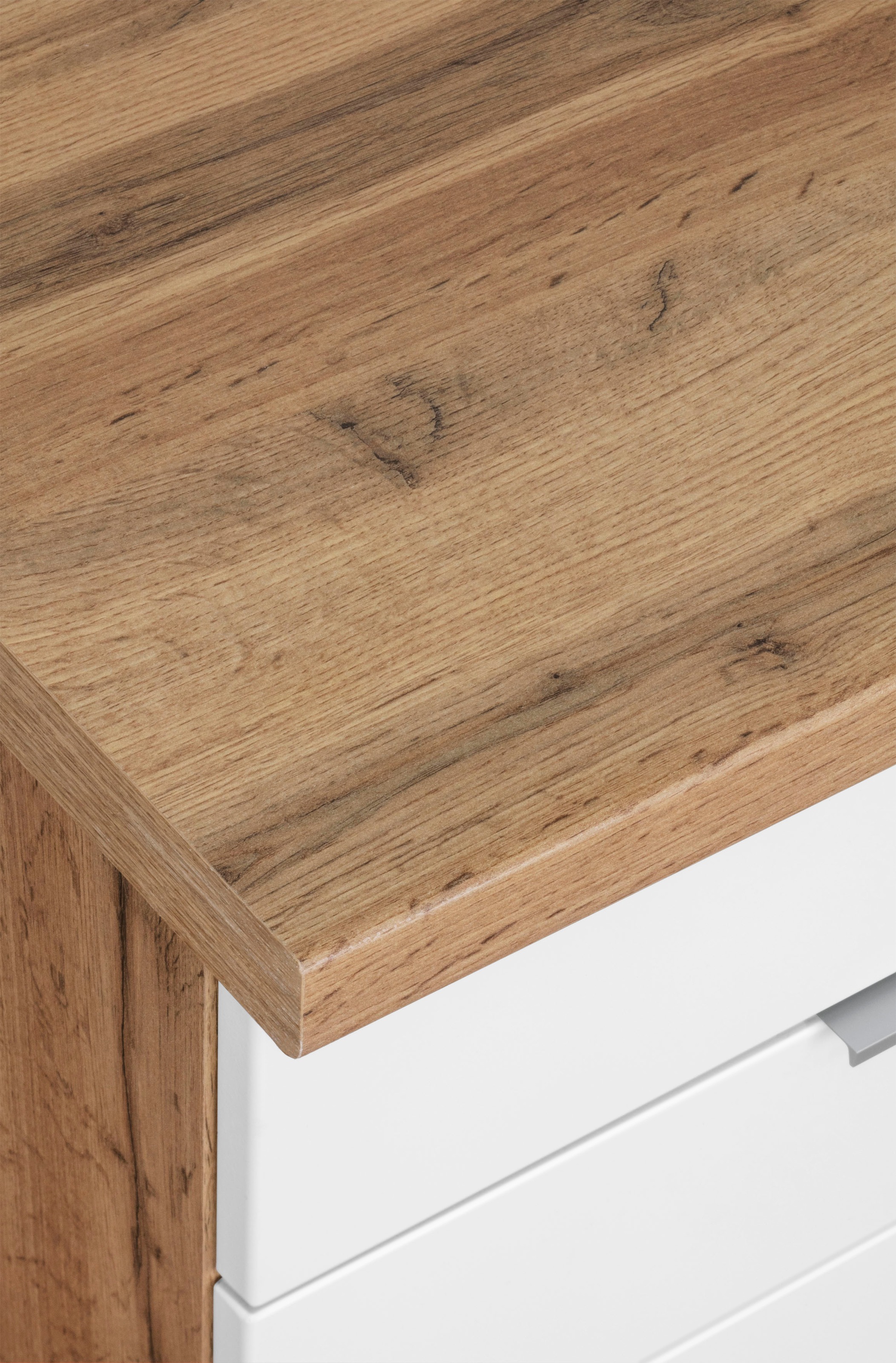 KOCHSTATION Kitchenette »KS-Luhe« largeur 330 cm, avec ou sans appareils électroménagers au choix, façades en MDF fraisées