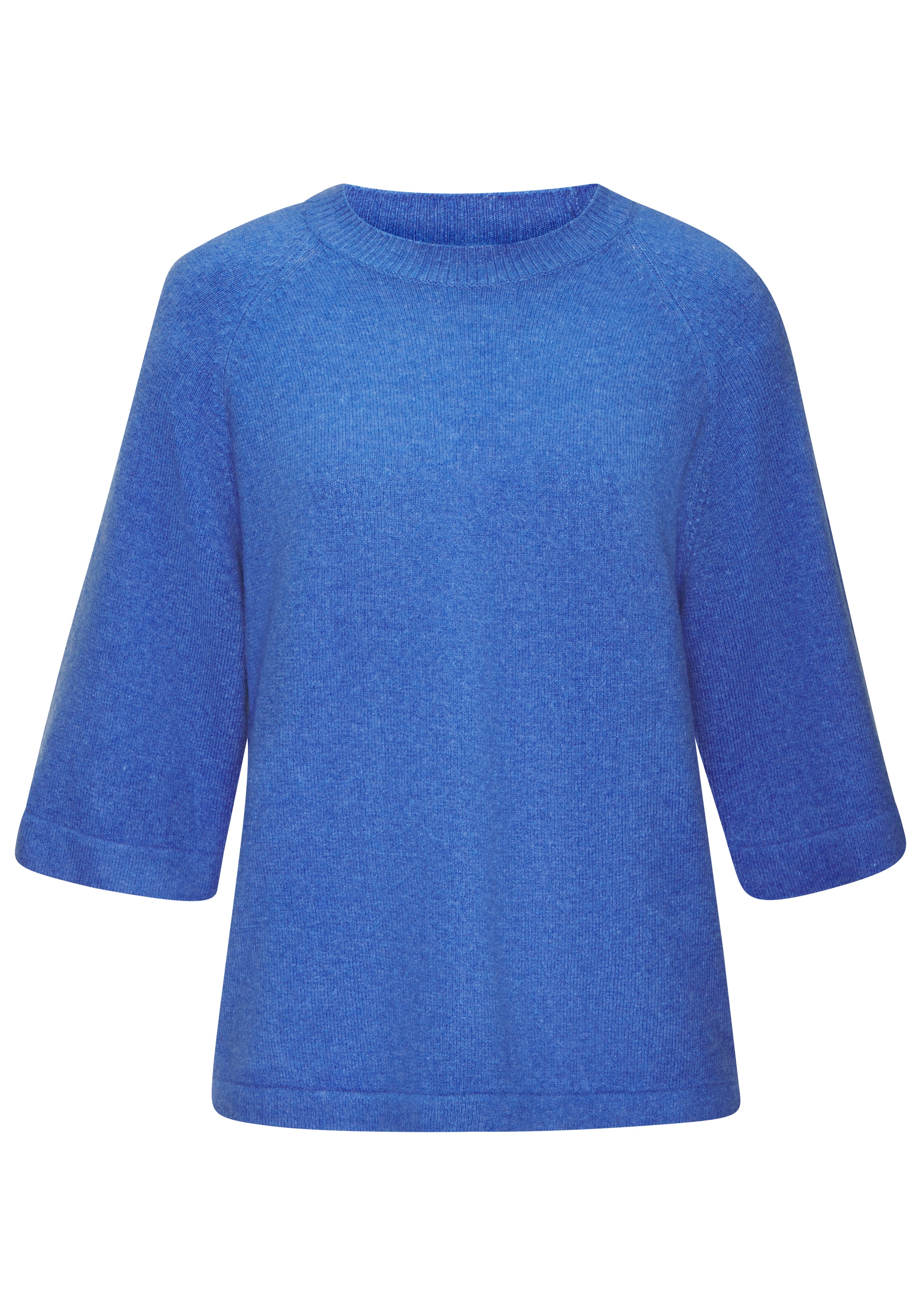 Vivance Pull à manches courtes mit weiten Ärmeln, lockere Passform, Strickpullover, Basic, casual