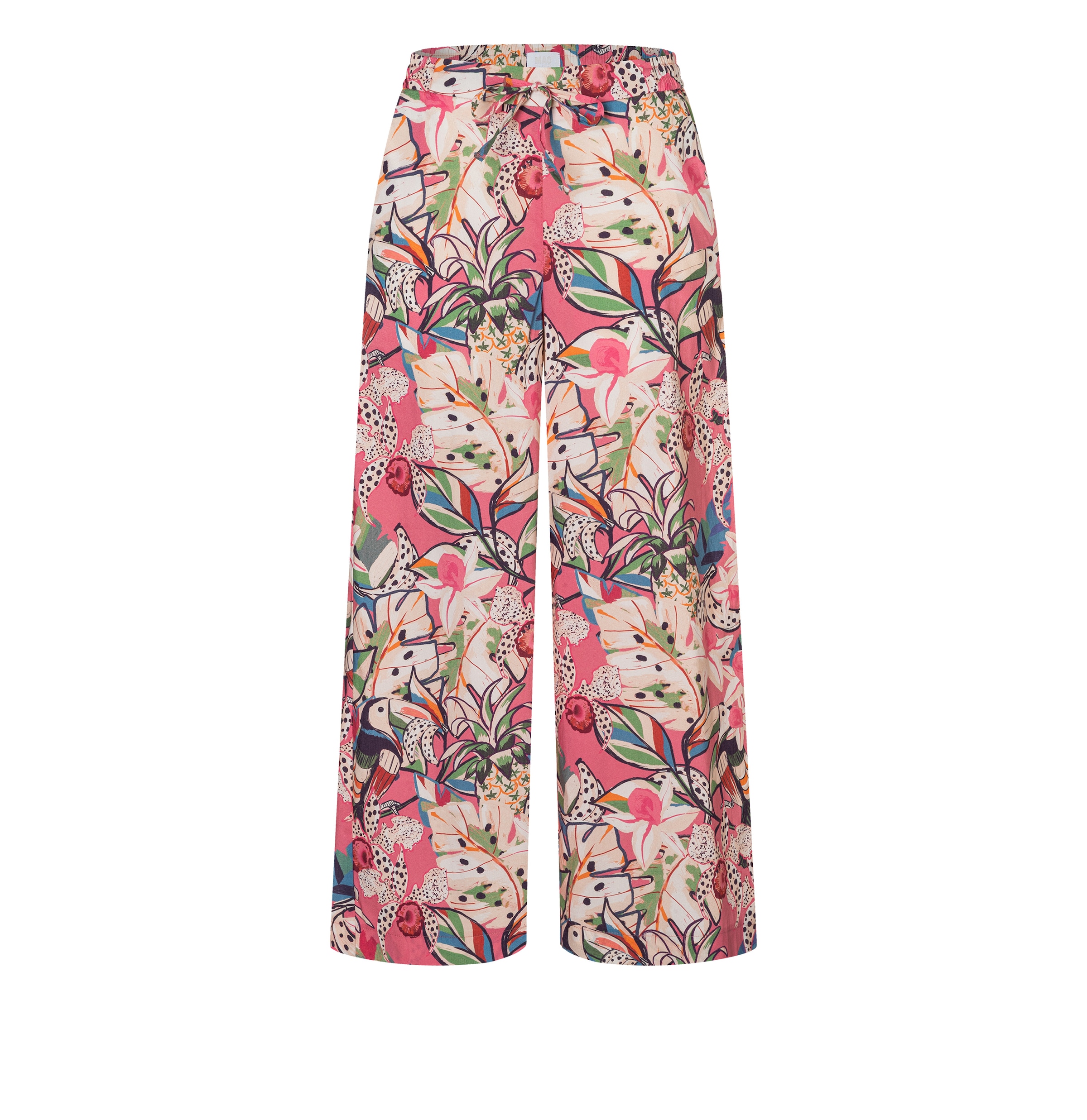 MAC Stoffhose »CALLIE cropped«  mit floralem Muster