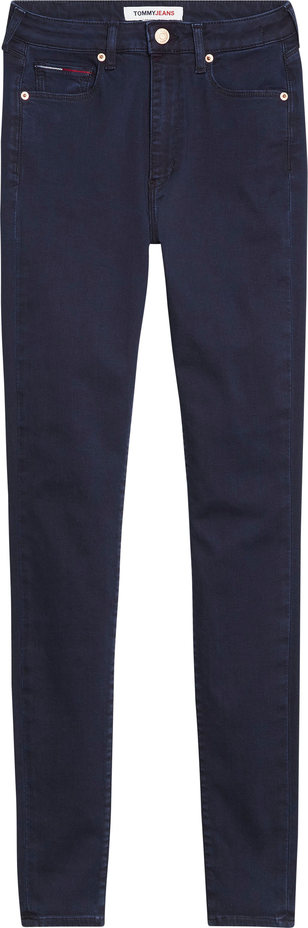 Materialien und bestellen einen für perfekten Tommy versandkostenfrei SUPER Jeans bequemen »SYLVIA HR Sitz. SKNY«, Skinny-fit-Jeans Hochwertige ♕