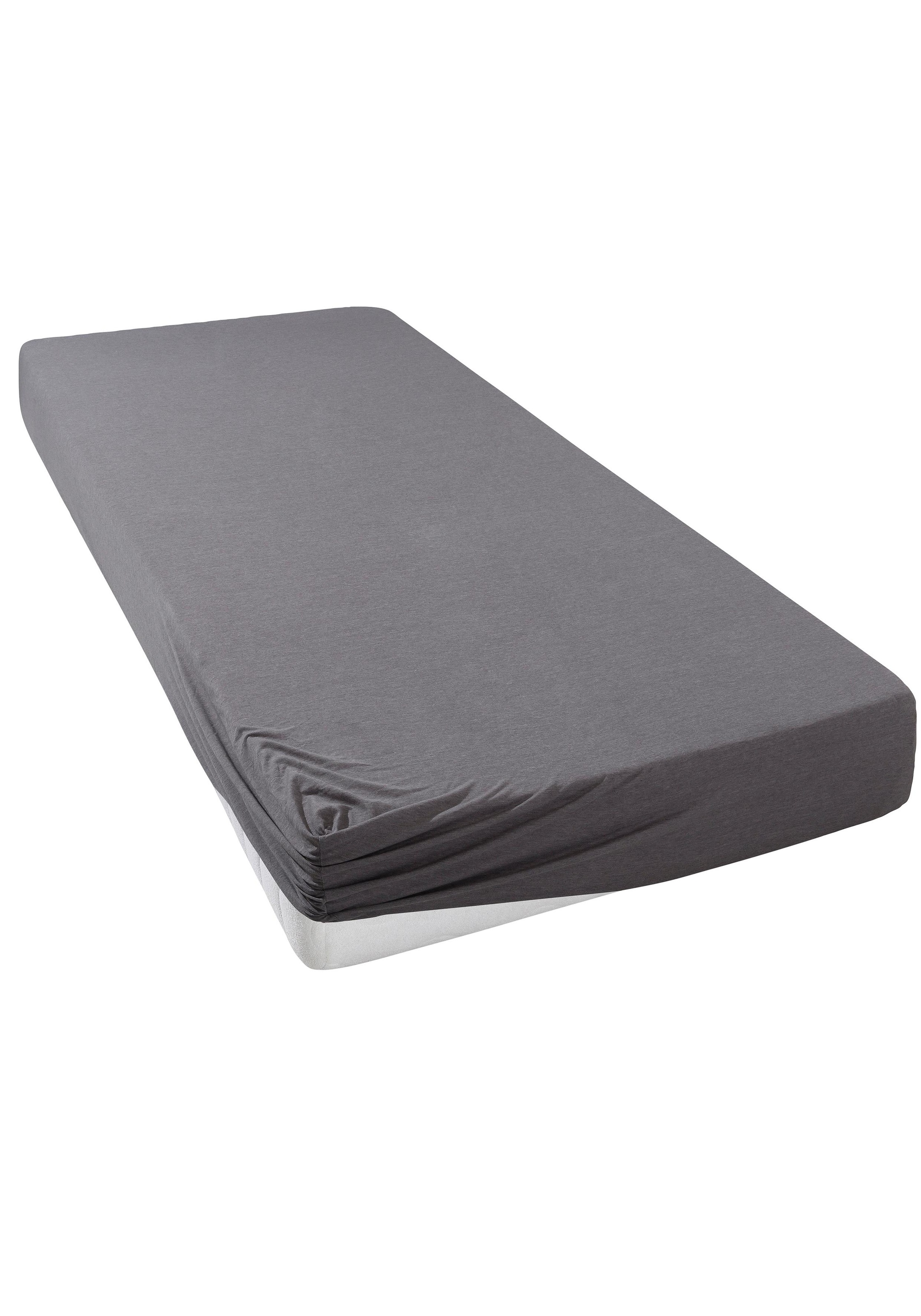 Image of my home Spannbettlaken »Strawberry Edel Jersey, Premium Qualität in 115 g/m², mit Gummizug, 50% Baumwolle 50% Polyester, nachhaltig, unterstützt die Initiative Cotton made in Africa, bügelfrei, trocknergeeignet bei Ackermann Versand Schweiz