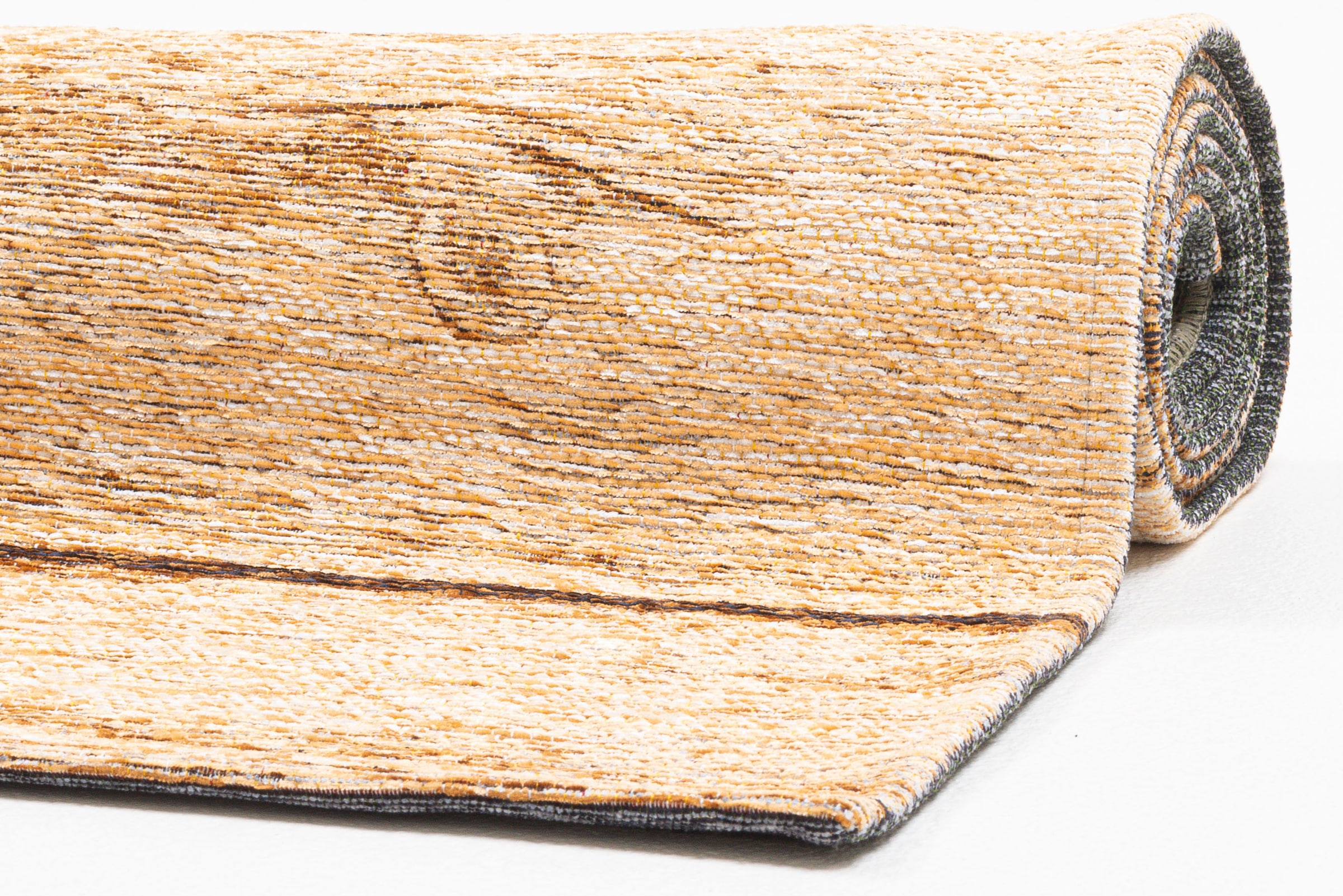 Sansibar Teppich »Keitum 009«, rechteckig, Flachgewebe, Motiv Holzdielen & gekreuzte Säbel