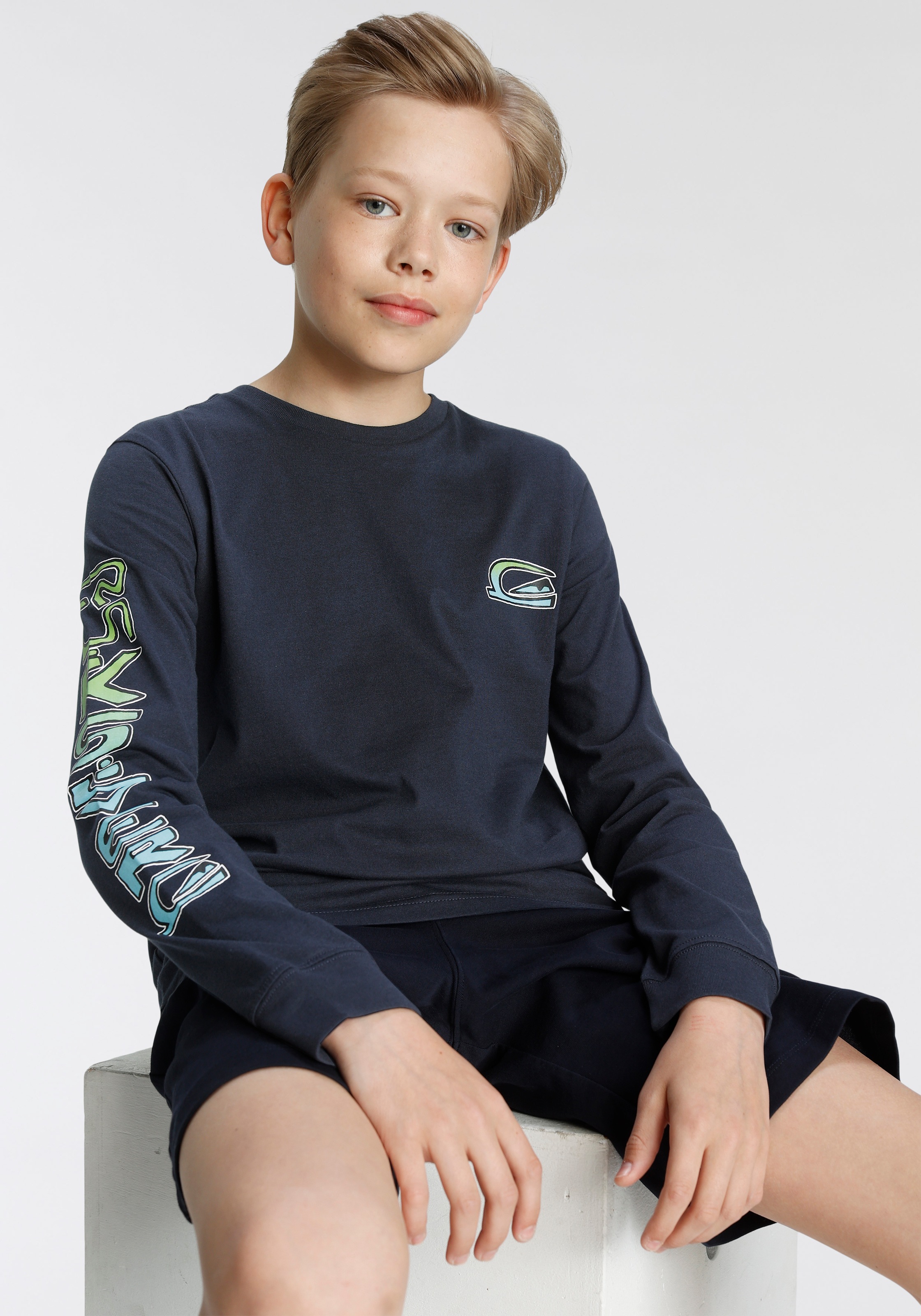 Image of Quiksilver Langarmshirt »STACKED LS YTH« bei Ackermann Versand Schweiz