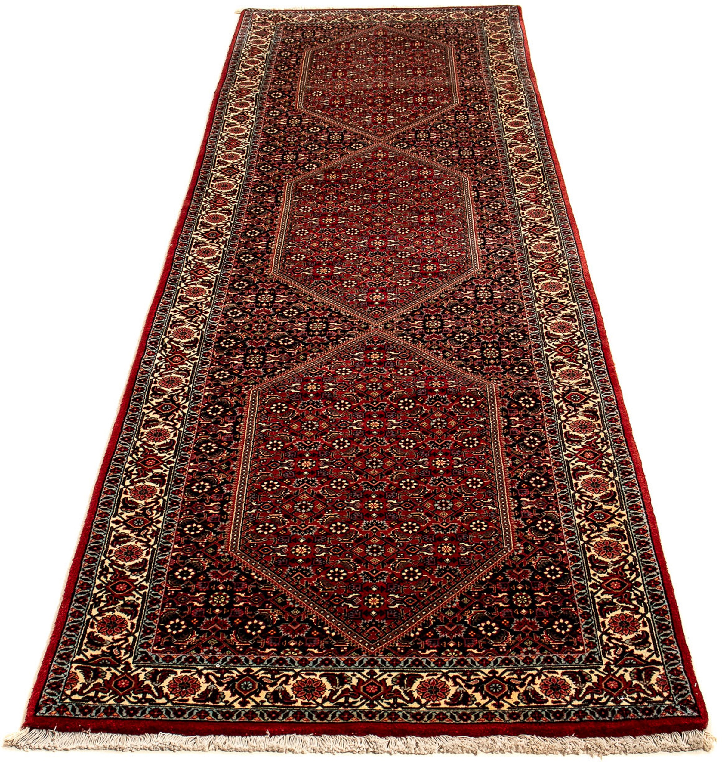 Image of morgenland Orientteppich »Perser - Bidjar - 310 x 83 cm - mehrfarbig«, rechteckig, 15 mm Höhe, Wohnzimmer, Handgeknüpft, Einzelstück mit Zertifikat bei Ackermann Versand Schweiz