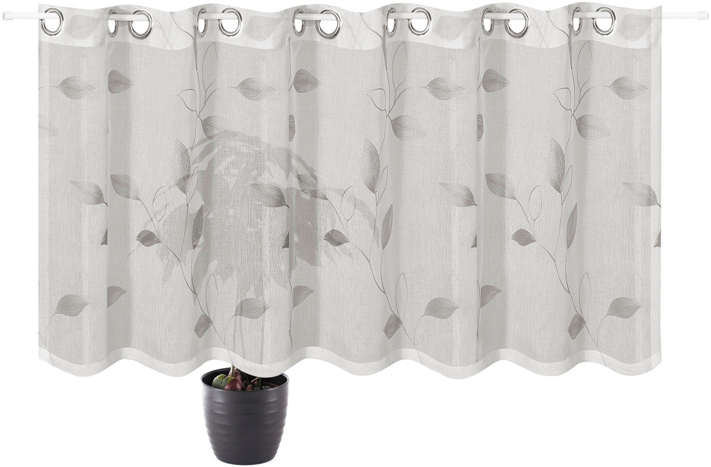 Image of Gerster Gardine »Orella«, (1 St.), Ösenpanneau bestickt bei Ackermann Versand Schweiz