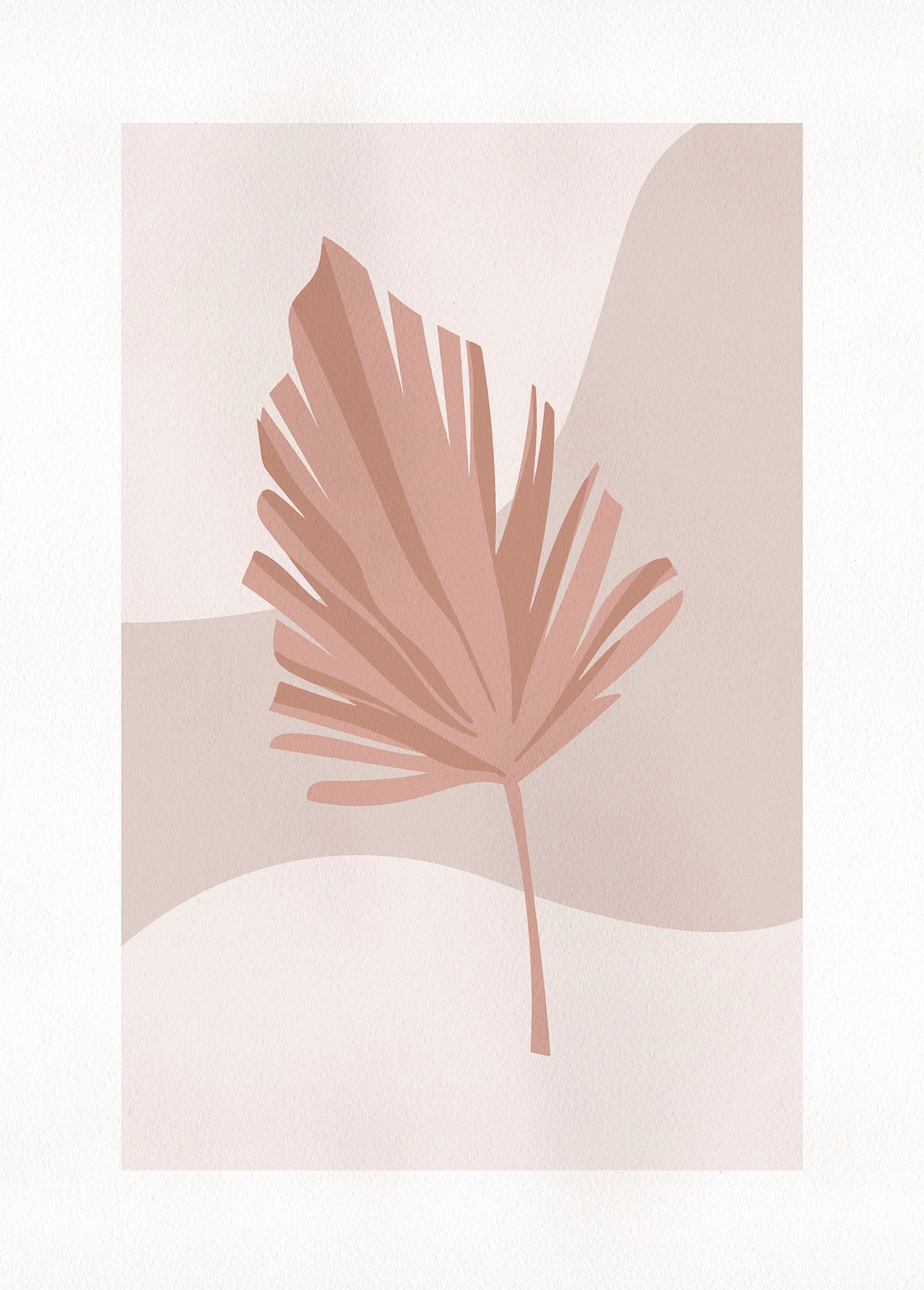 Image of Komar Bild "Minimalist Leaf Lover" Disney 1 Stk. tlg. Wandbild zur Dekoration - ohne Rahmen