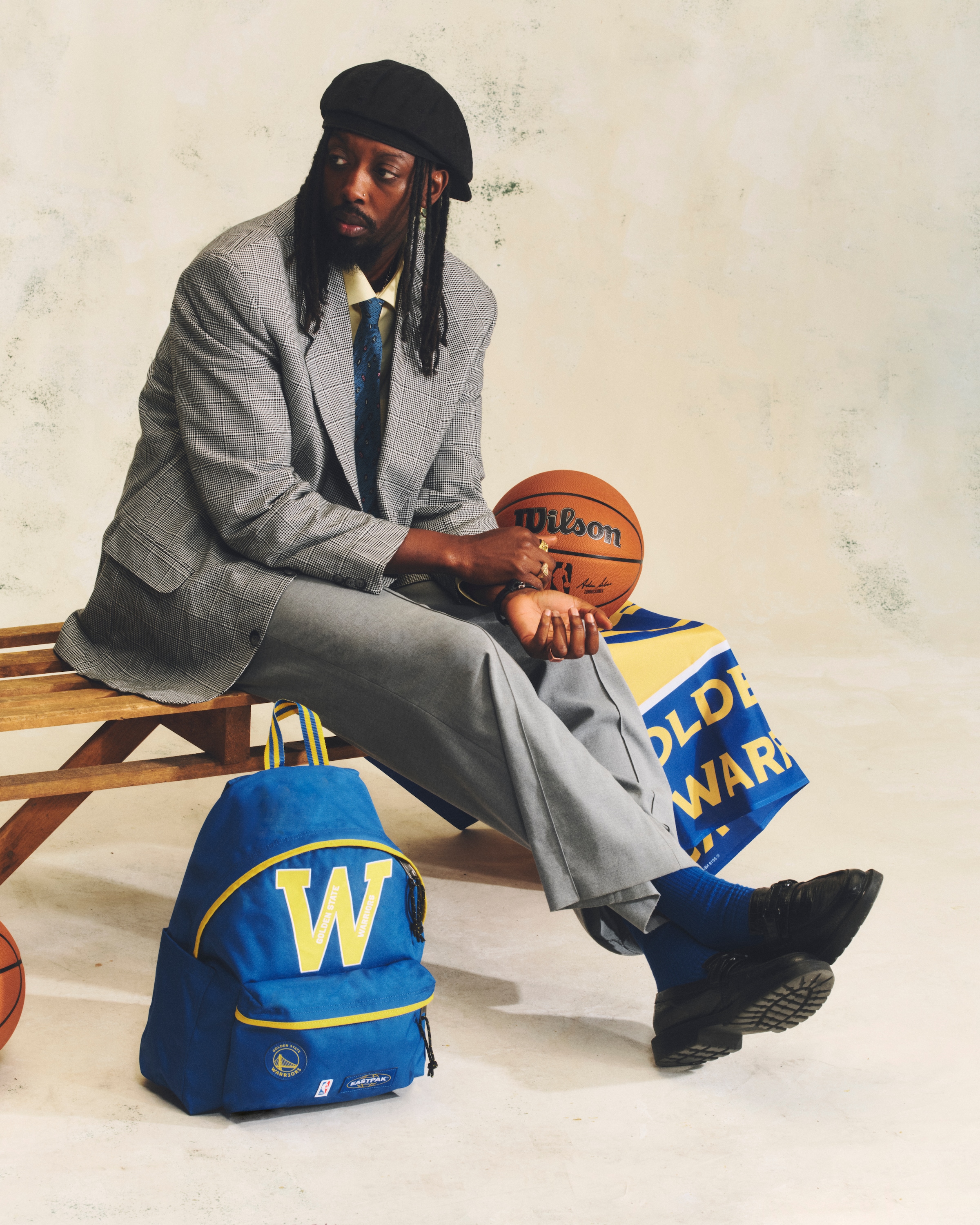 Eastpak Freizeitrucksack »DAY PAK'R NBA« Unisex Freizeitrucksack mit 14" Laptopfach für NBA Basketball Fans
