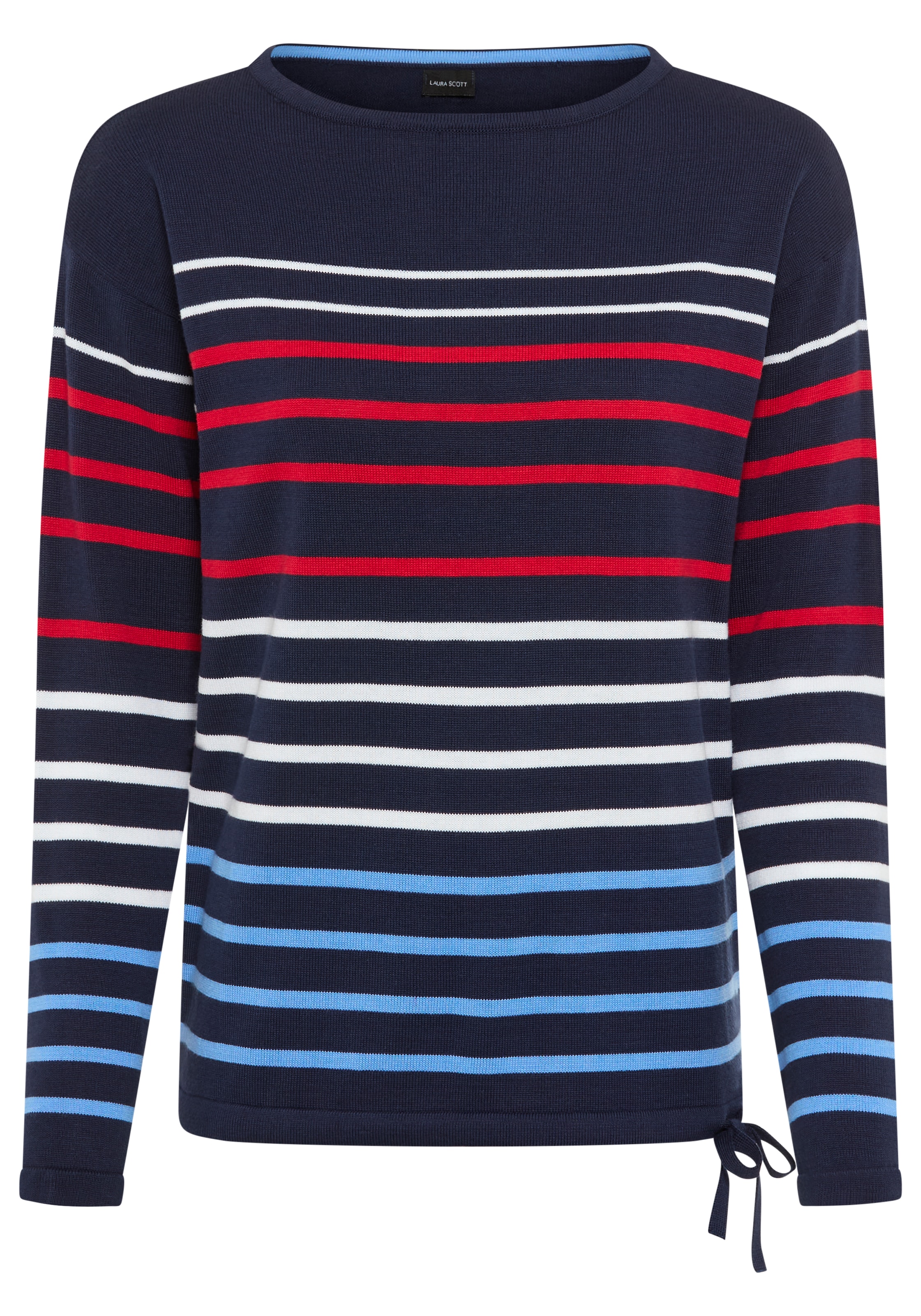 Laura Scott Streifenpullover, mit Bindeband - NEUE KOLLEKTION