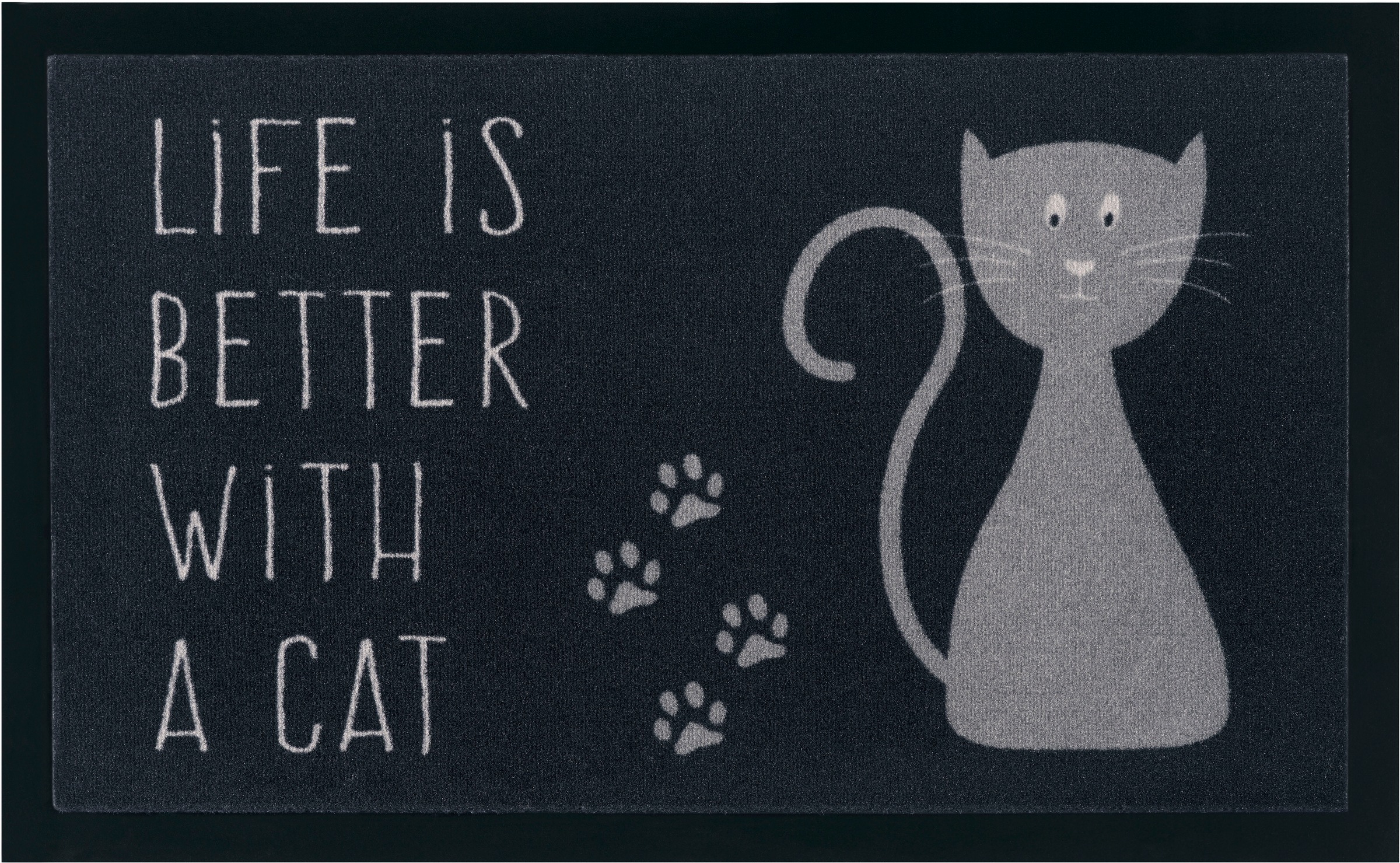 my home Fussmatte »Katze«, rechteckig, Rutschfest, Tiermotiv, Cat, mit Spruch, Robust,... kaufen