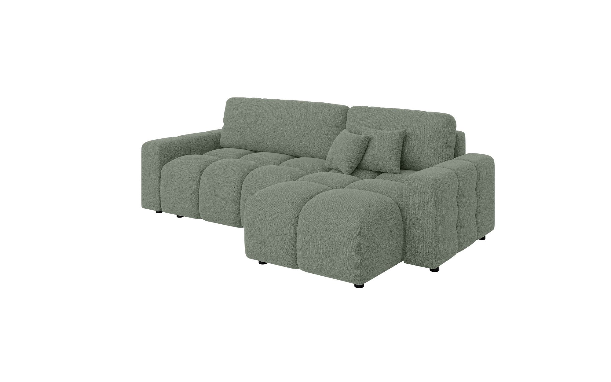 INOSIGN Ecksofa »FELICI, Schlafsofa 233cm, L-Form mit Recamiere beidseitig montierbar«, Designsofa mit Bettfunktion und Bettkasten, Masse B/T/H: 233/142/88 cm