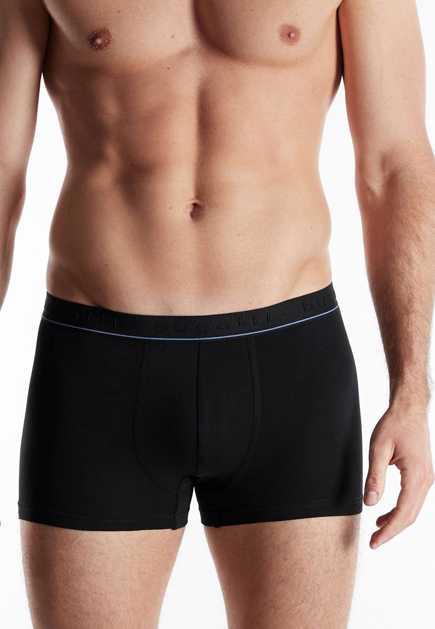 bugatti »Rom« doux, basique, ajusté, respirant, large ceinture, mélange coton