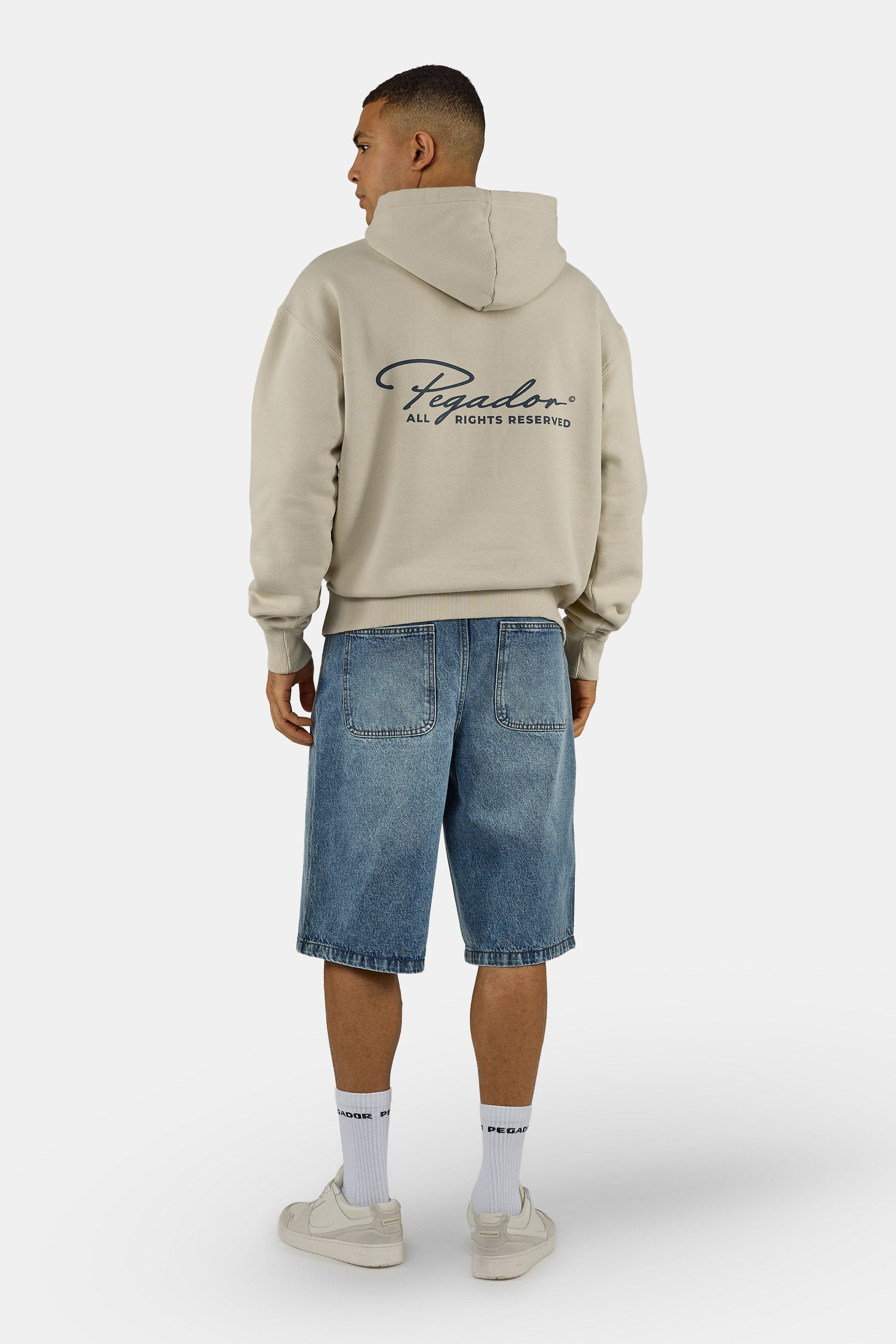 PEGADOR Sweat à capuche »Pike Oversized Hoodie«, mélange de coton, oversize
