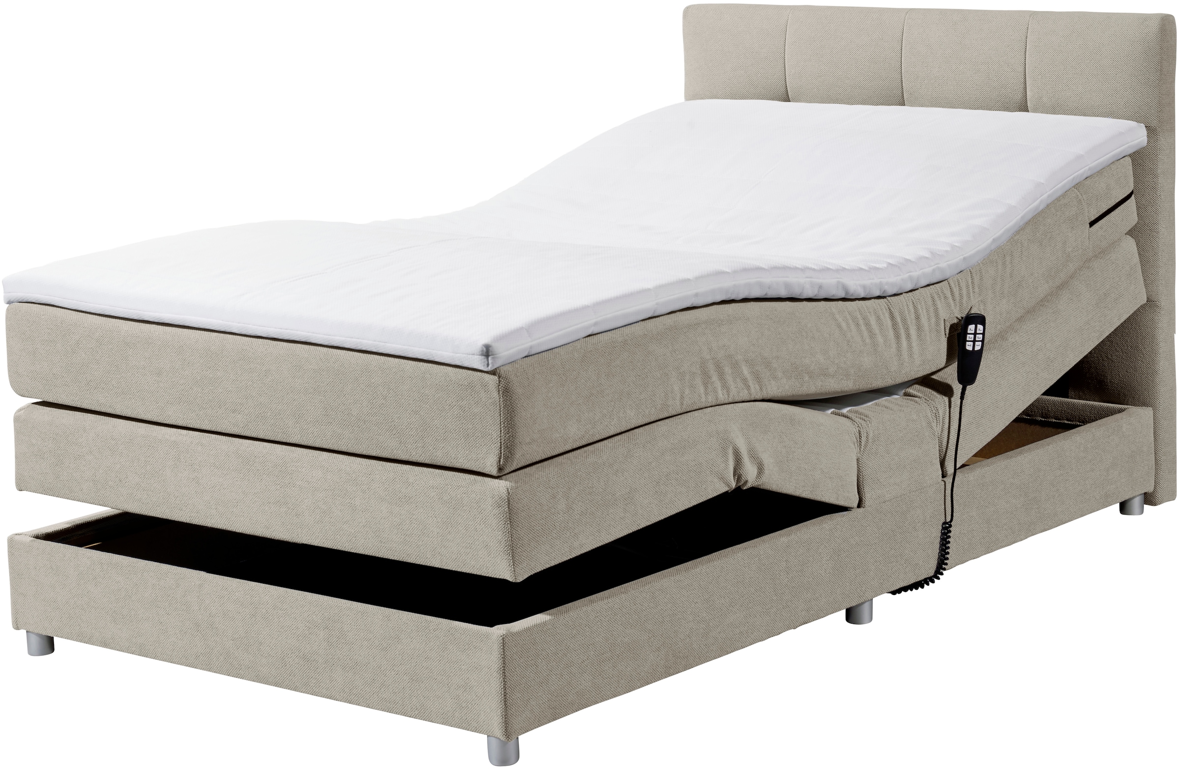 ED EXCITING DESIGN Lit boxspring »Toulouse B« inkl. Motor