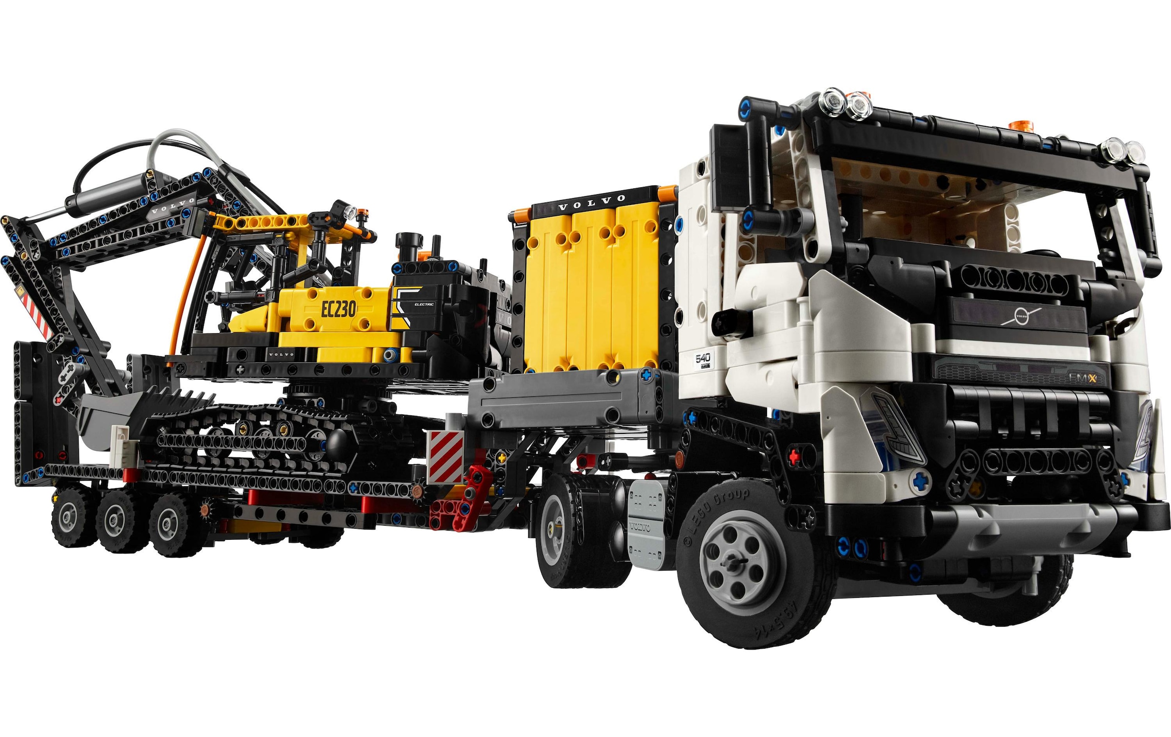 LEGO® Konstruktionsspielsteine »Technic Volvo FMX LKW mit EC230 Electric Raupenbagger 42175«, (2274 St.)