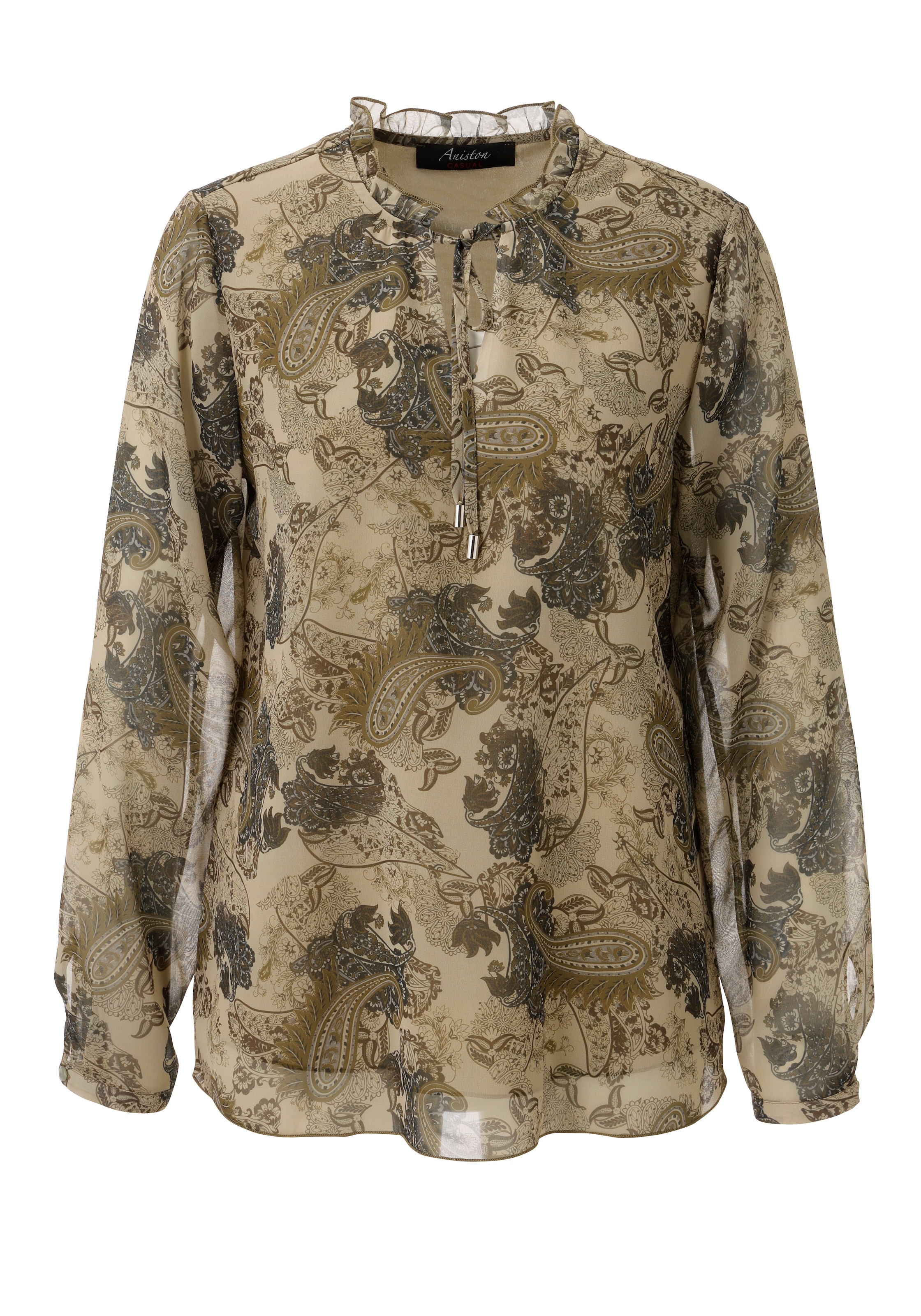 Aniston CASUAL Blouse à enfiler Avec motif paisley harmonieux en couleurs - NOUVELLE COLLECTION