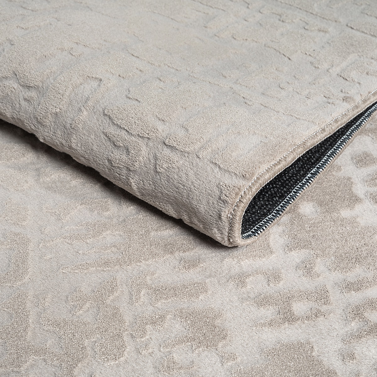 the carpet Tapis design »Rio« Rectangulaire 15 mm Höhe Hoch-Tief-Effekt