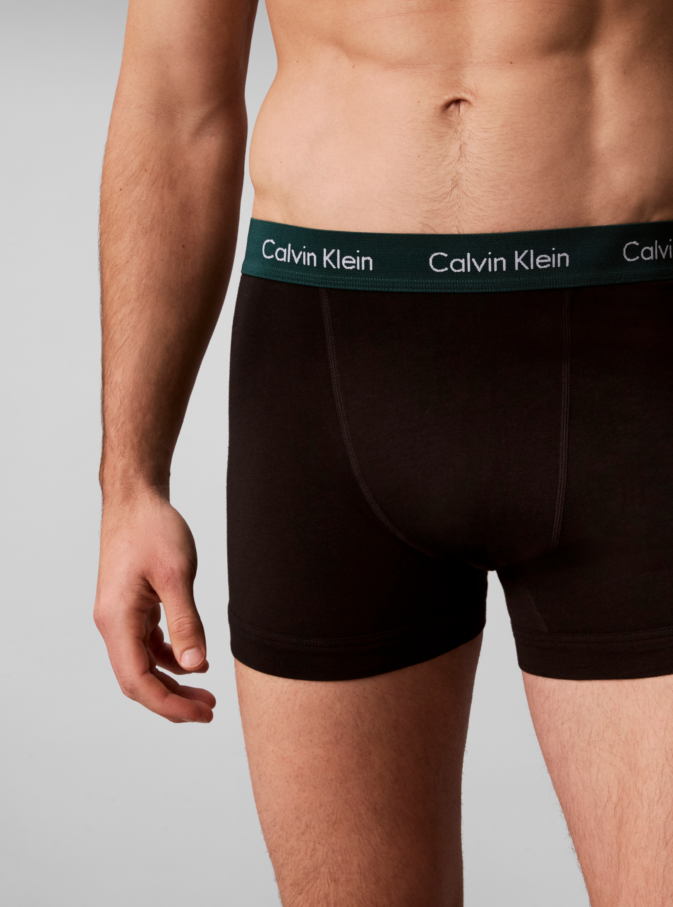 Calvin Klein Underwear Tronc »TRUNK 5PK« Paquet, pack de 5, 5 cuis avec ceinture élastique logo