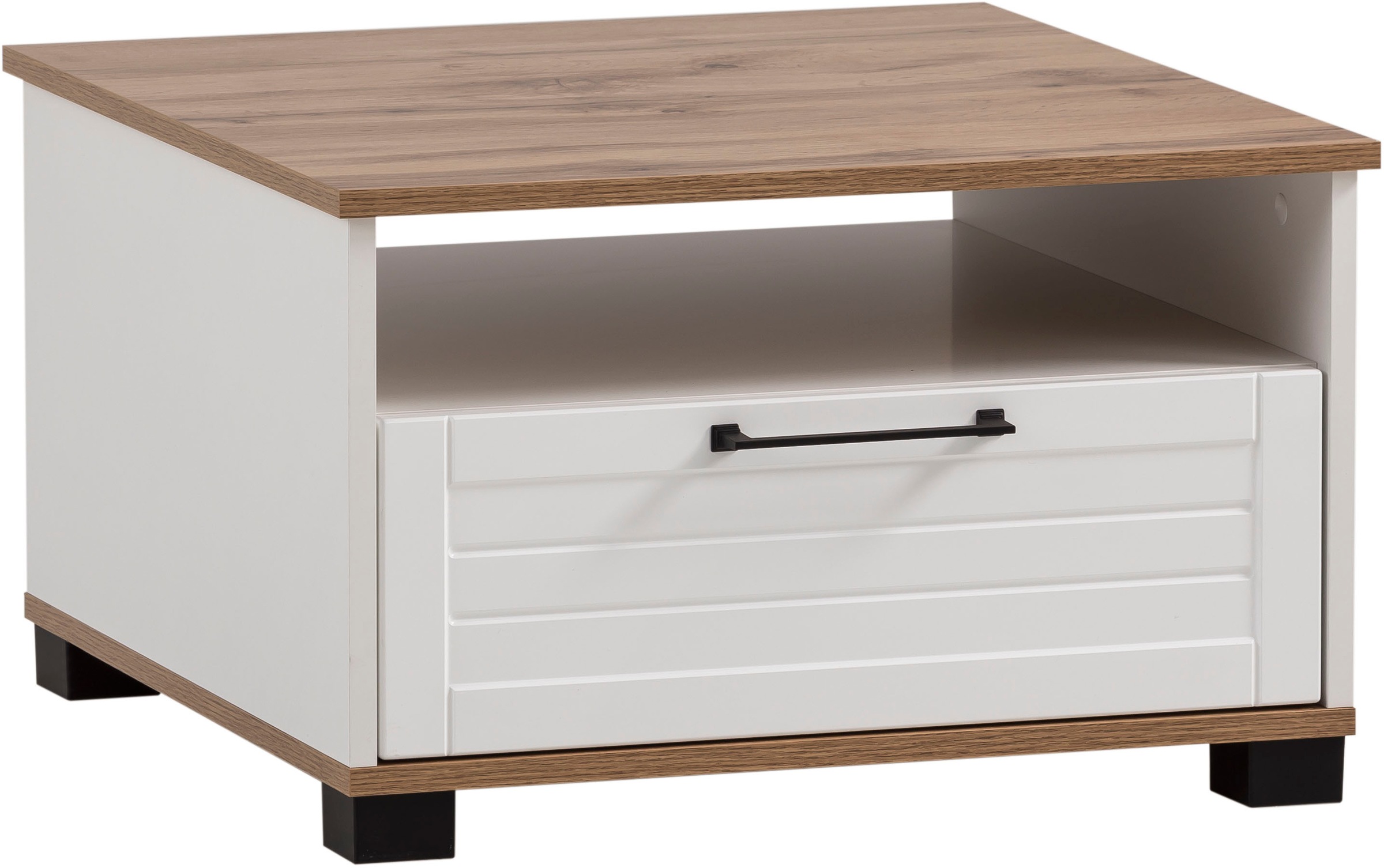 Image of Schildmeyer Couchtisch "Jelda, Breite 60 cm" Schubladenfront in Landhausoptik