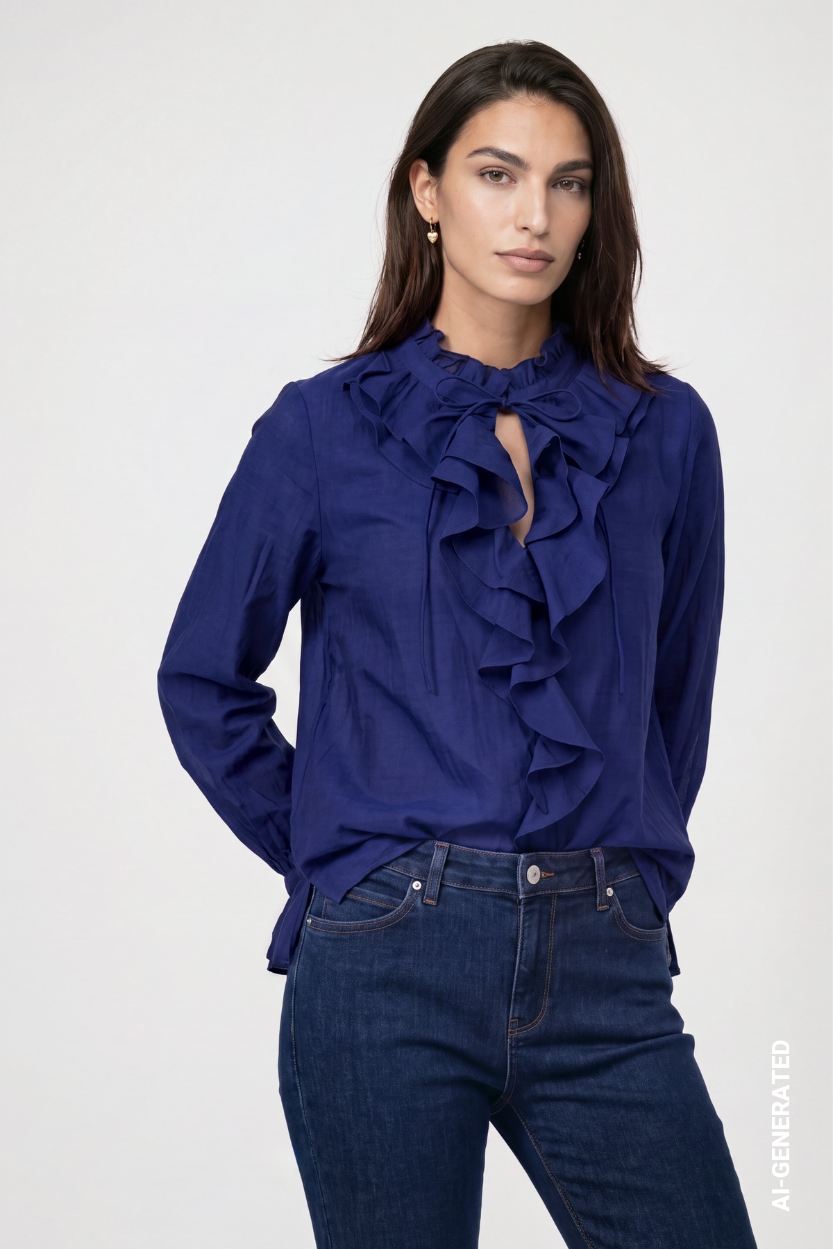 Image of Monari Rüschenbluse "Bluse Volants" Regular fit mit Volants
