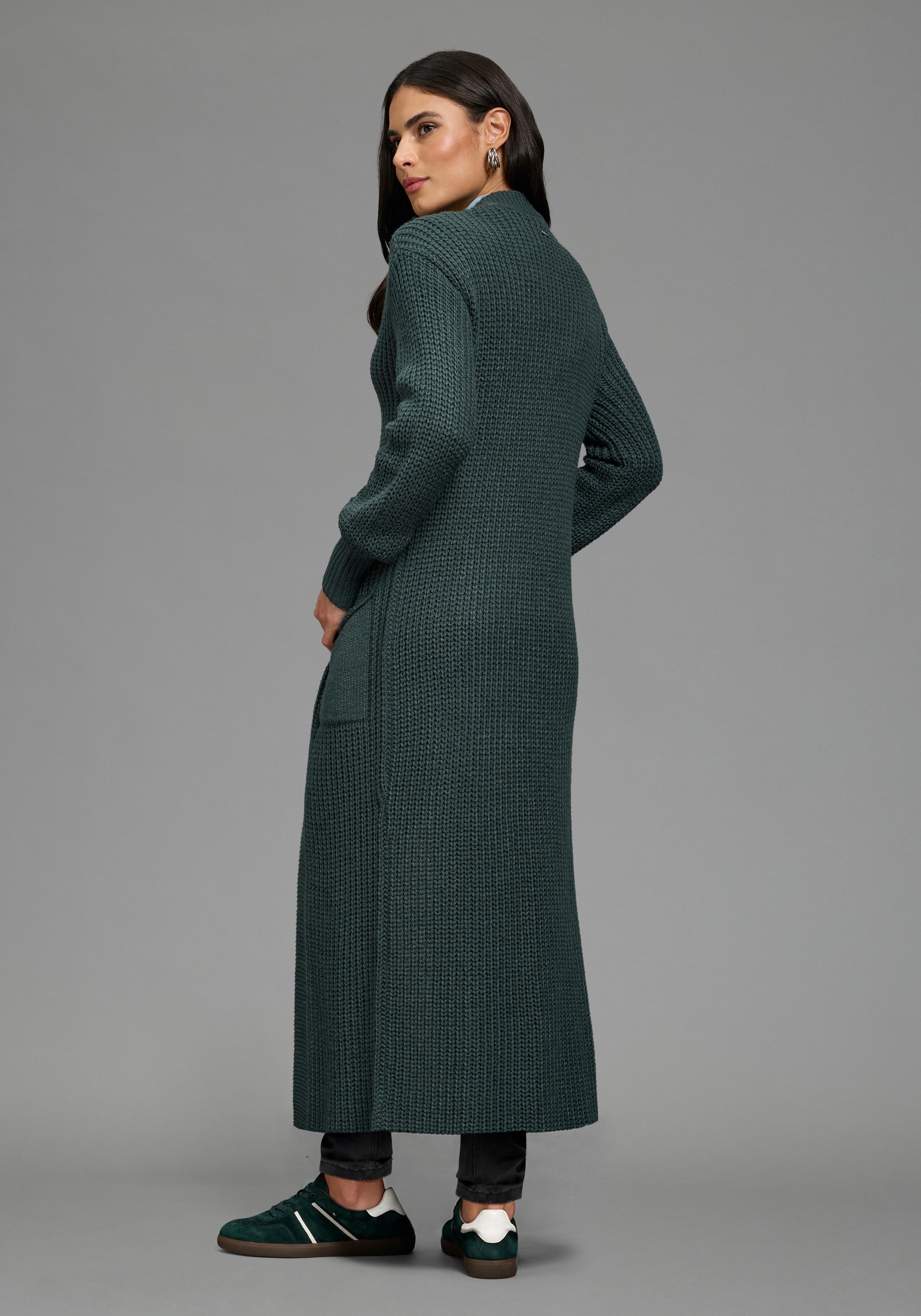 Laura Scott Cardigan long en grosse maille douillette