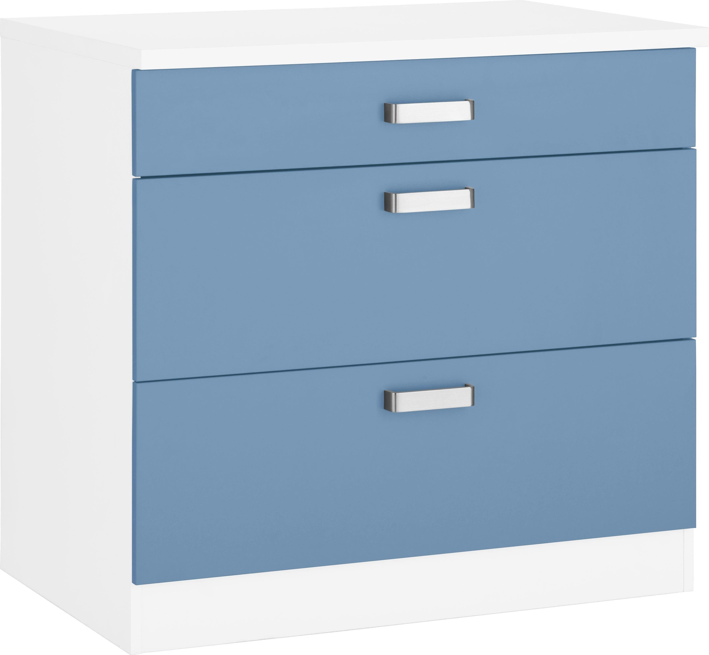 Image of wiho Küchen Unterschrank »Husum«, 90 cm breit, mit 2 grossen Auszügen bei Ackermann Versand Schweiz