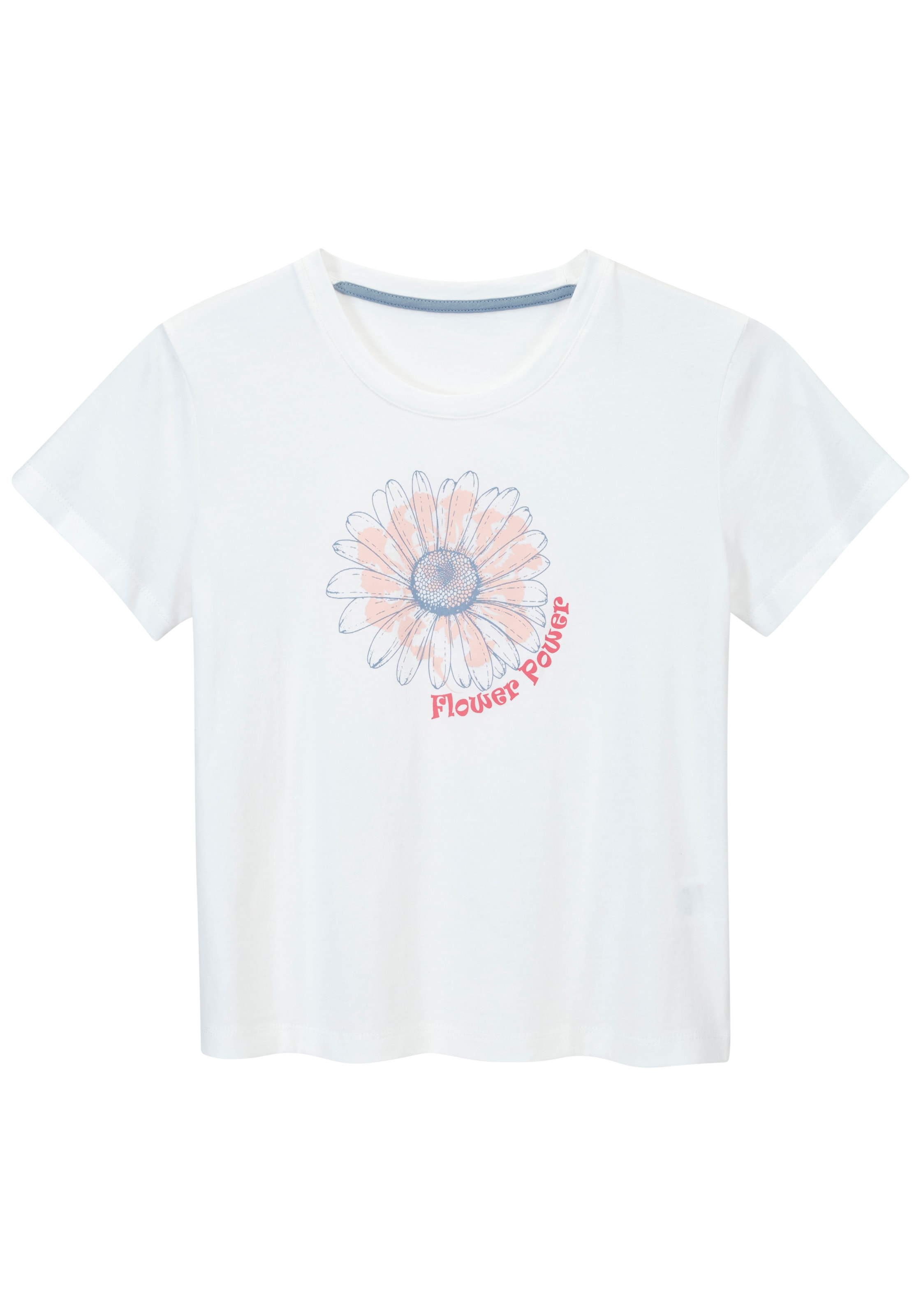 petite fleur Pyjama 4 Mädchen - kurzer Schlafanzug mit sommerlichem Druck