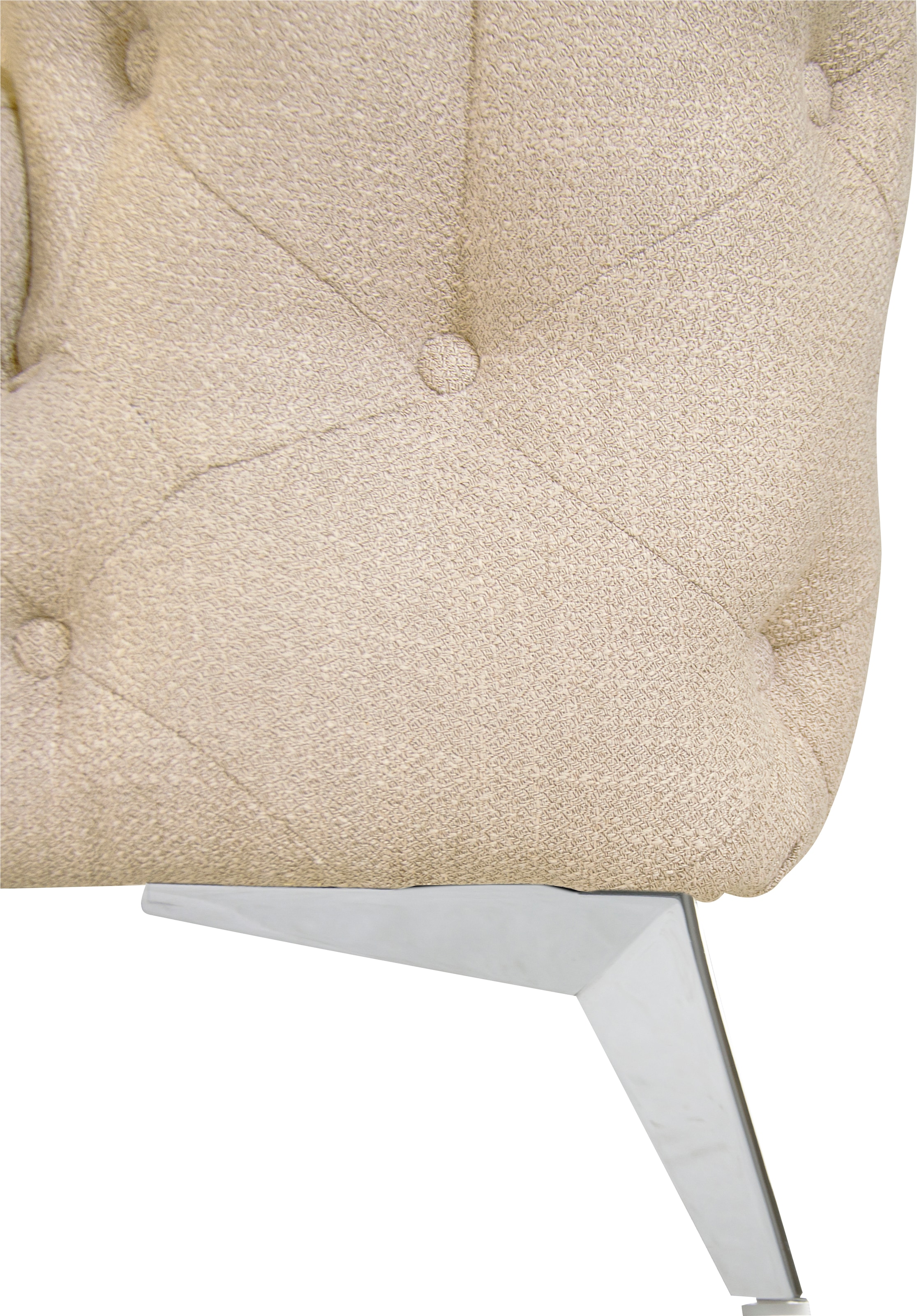 Home affaire Canapé Chesterfield »Glynis« aufwändige Knopfheftung, moderne Chesterfield Optik, Fussfarbe wählbar