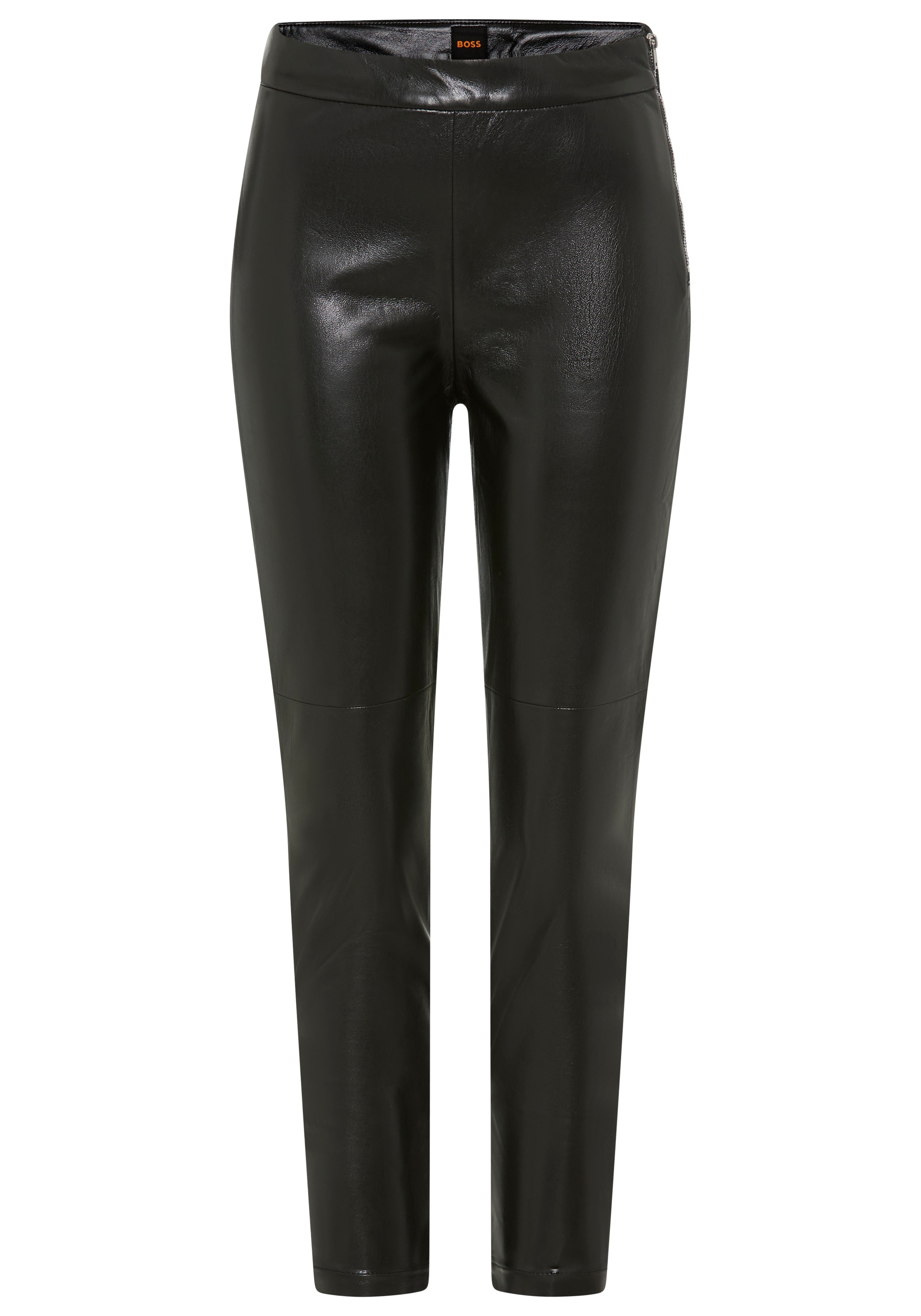 BOSS ORANGE Leggings »Taskin Premium Damenmode«  Slim Fit in Lederoptik