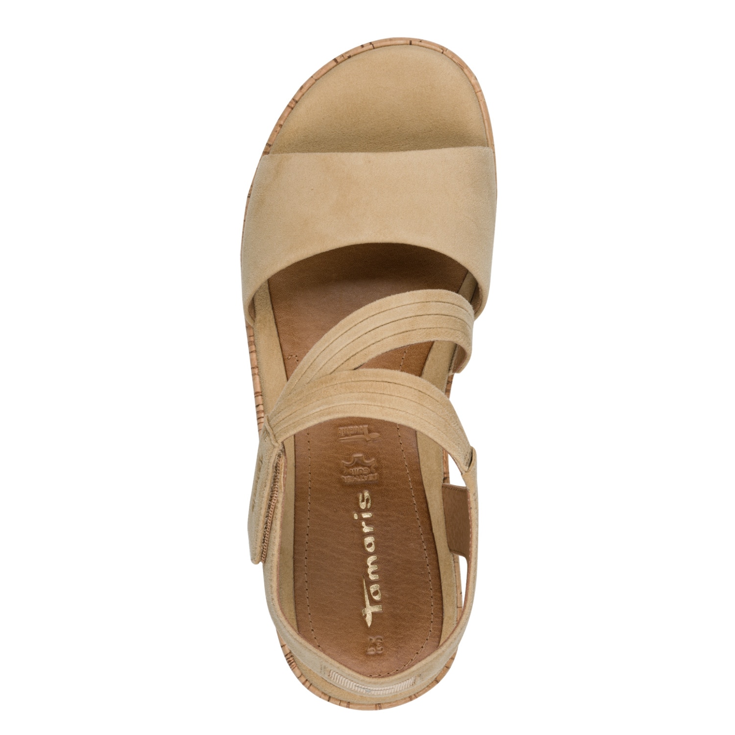 Tamaris Sandales compensées  sandale à brides, chaussure d'été avec équipement Touch it