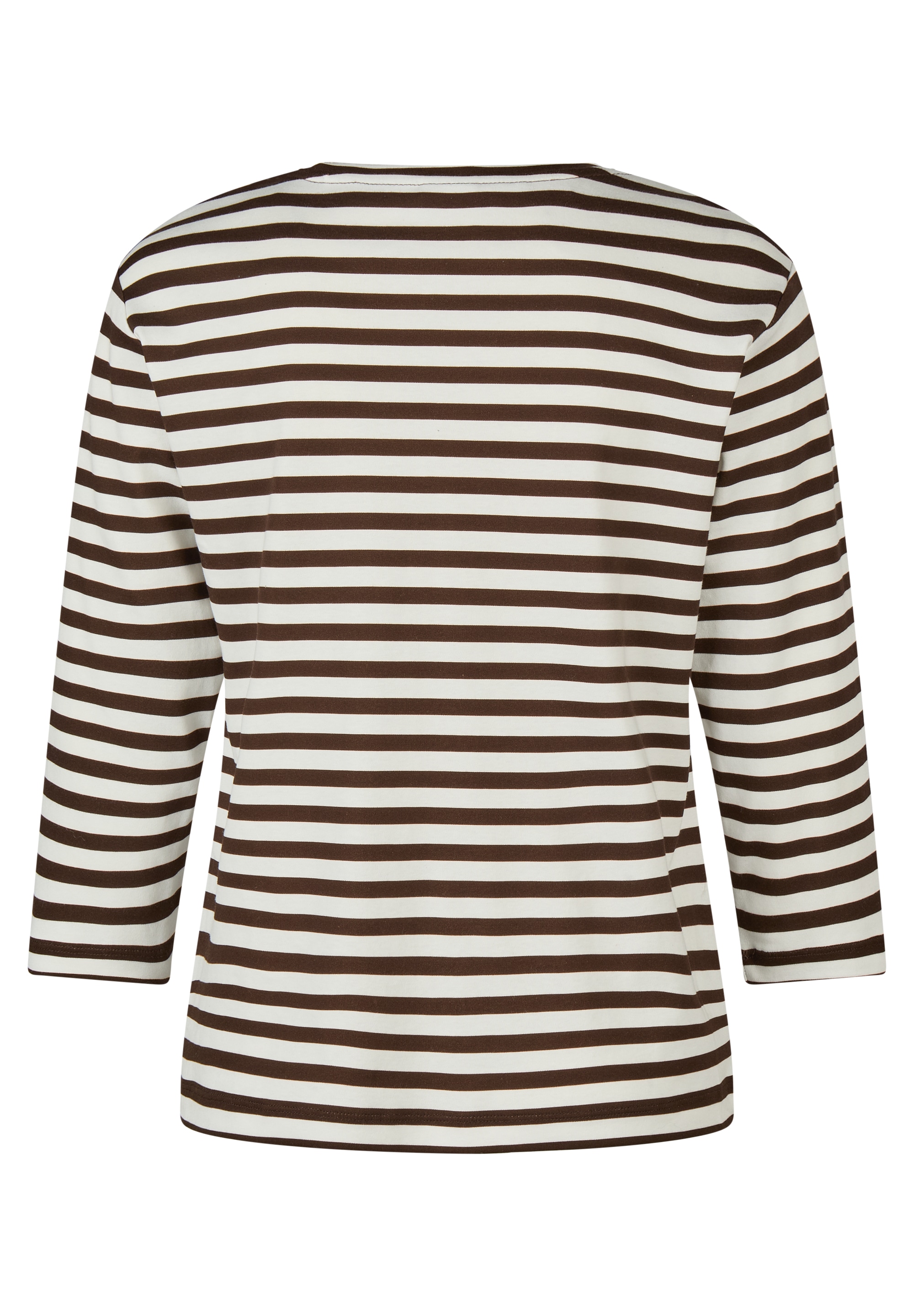 Rabe 3/4-Arm-Shirt mit Streifen-Muster - Print und Glitzersteinen