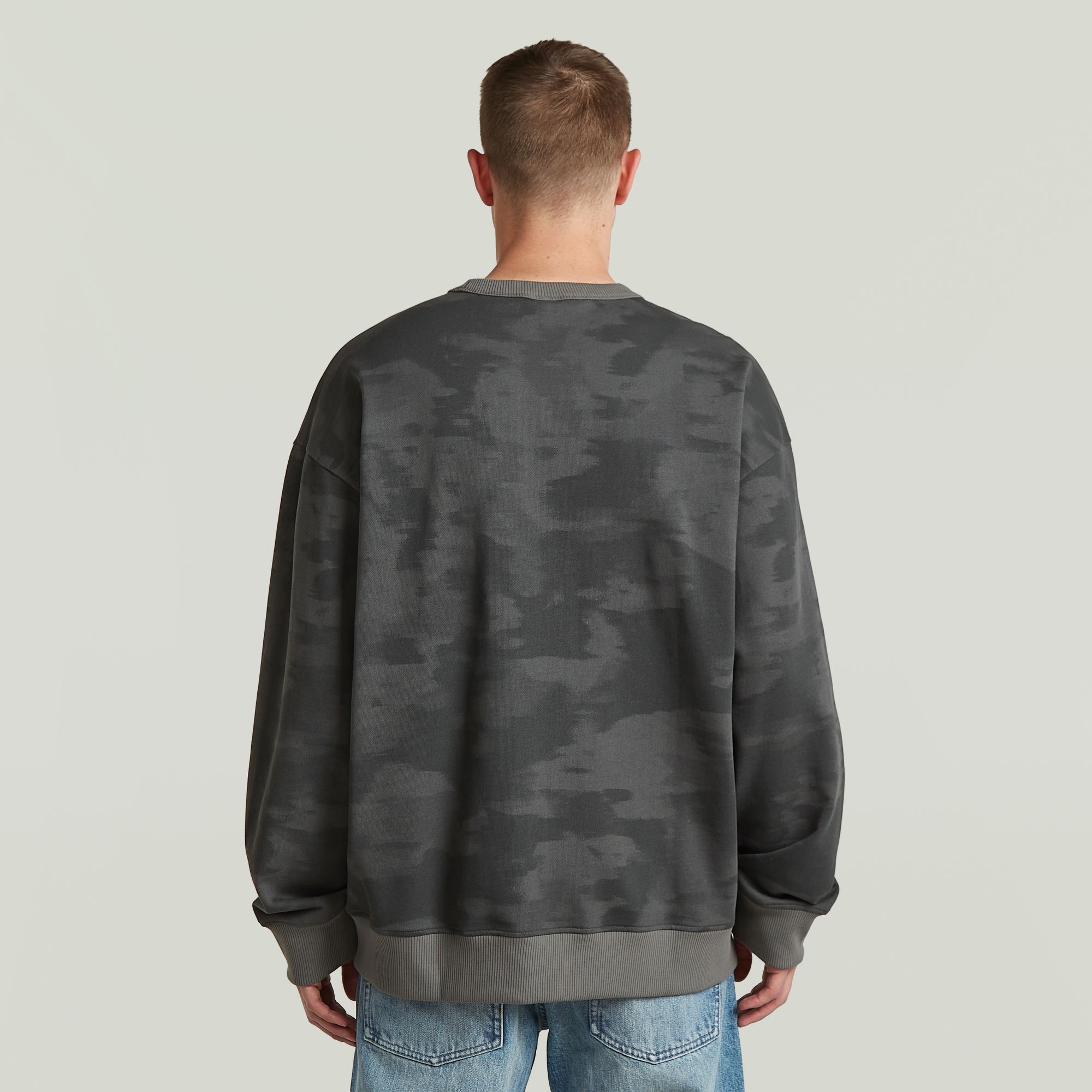 G-STAR Sweatshirt »Motion Camo r sw«, mit Allover-Print, Relaxed Fit
