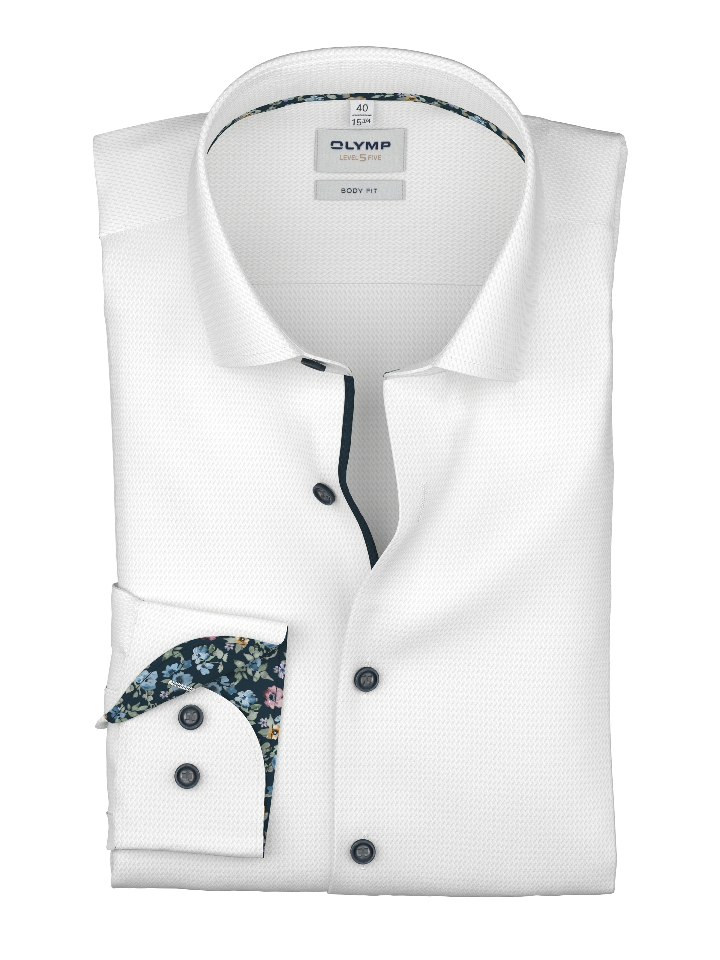 OLYMP Chemise à manches longues »Level Five« Businesshemd, body fit, Kentkragen