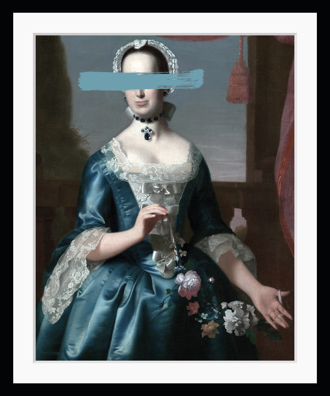 Image of queence Bild "Leni mit Farbklecks" Bilder von Frauen Frau Gemälde Historische Persönlichkeiten Kunst HD Premium Poster-Druck inkl. Holzrahmen