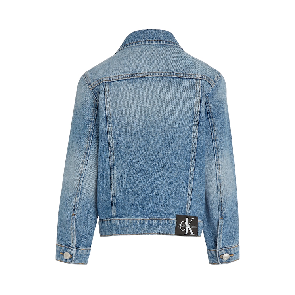 Calvin Klein Jeans Jeansjacke »ICONIC MID BLUE DENIM TRUCKER«