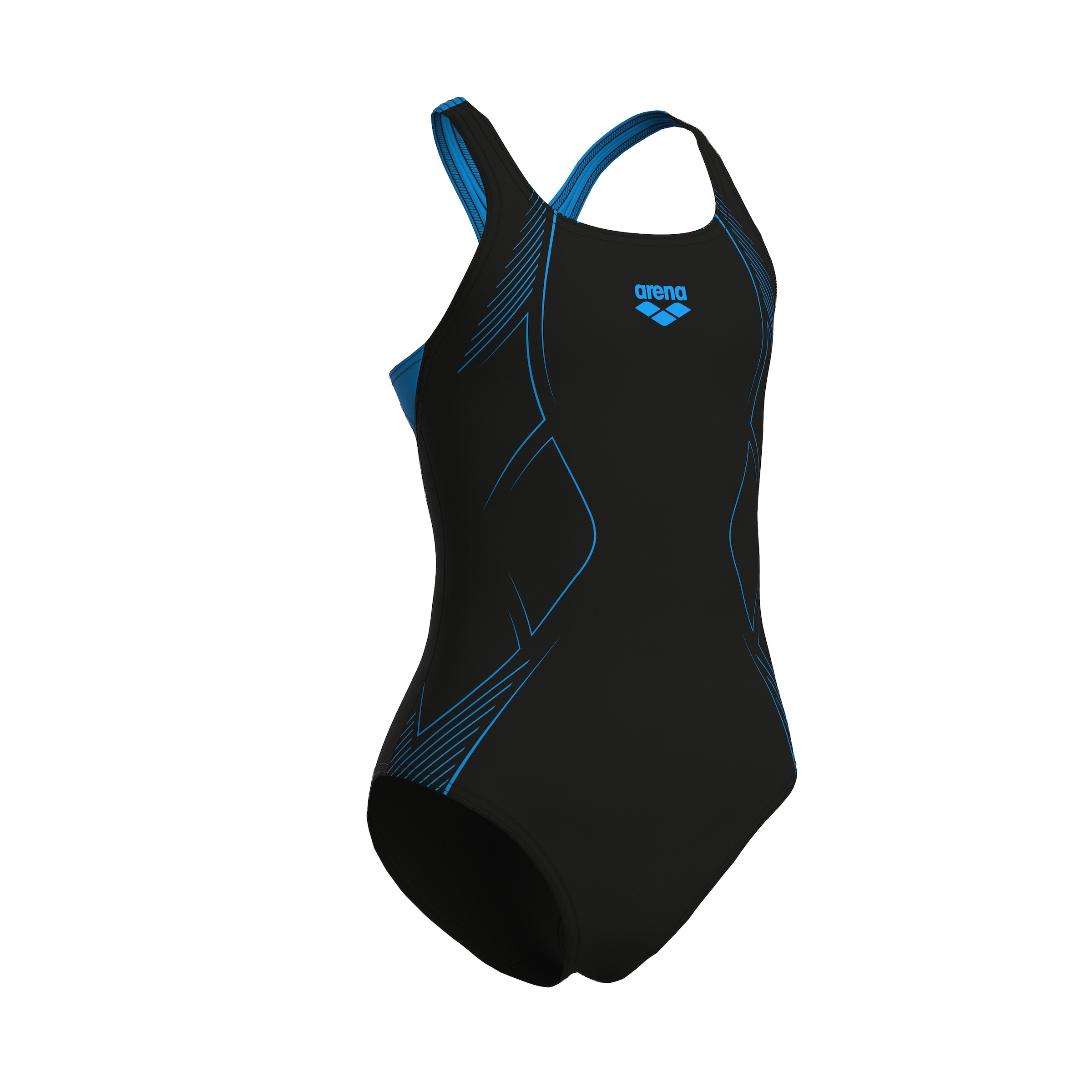 Arena Maillot de bain »G ARENA GRAPHIC SWIMSUIT SWIM PRO BACK« pour enfants, style sportif, avec protection UV UPF50+, résistant au chlore