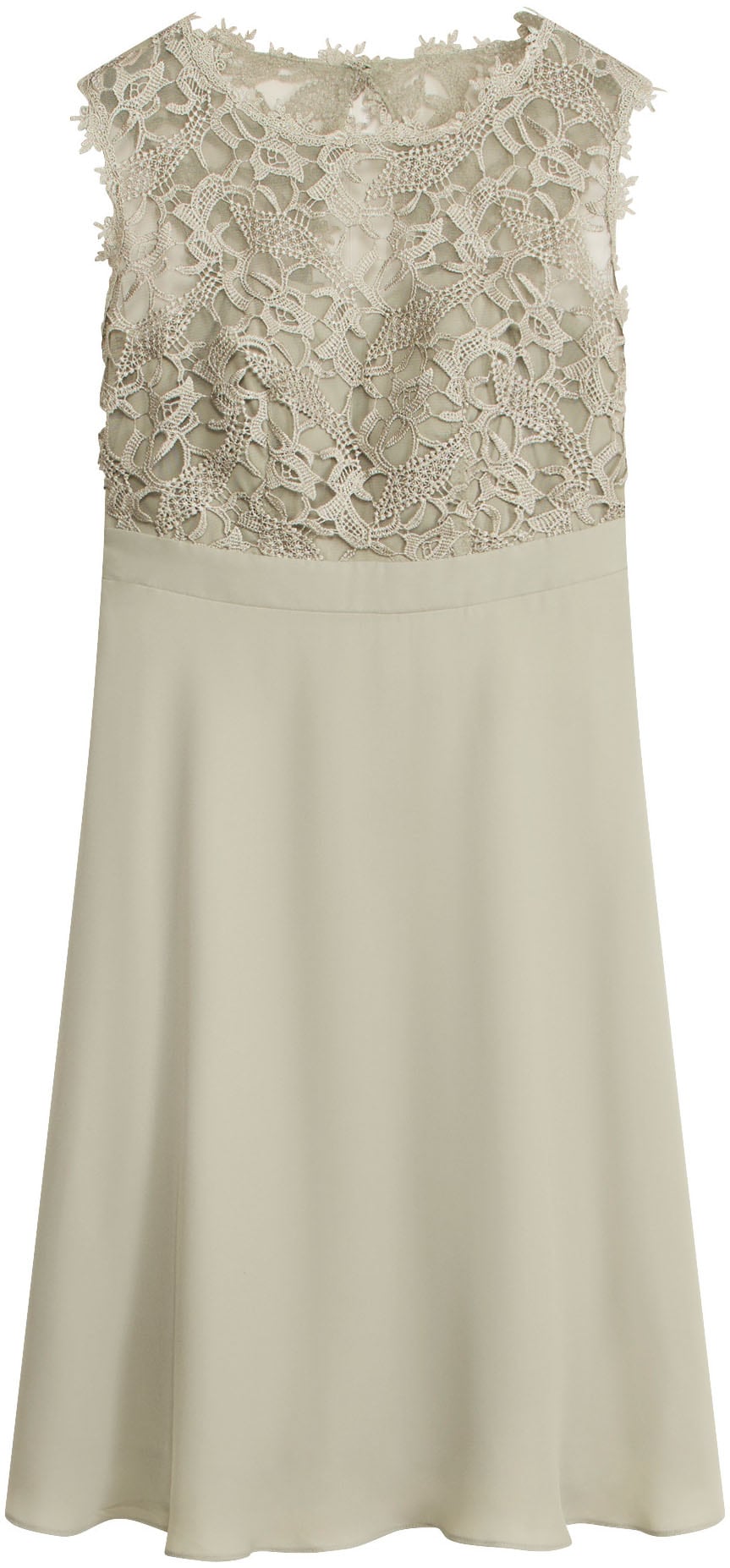 bonprix Mini-robe »Minikleid mit Spitze« 1 tlg. für besondere Anlässe, aus Polyester, taillierte Passform