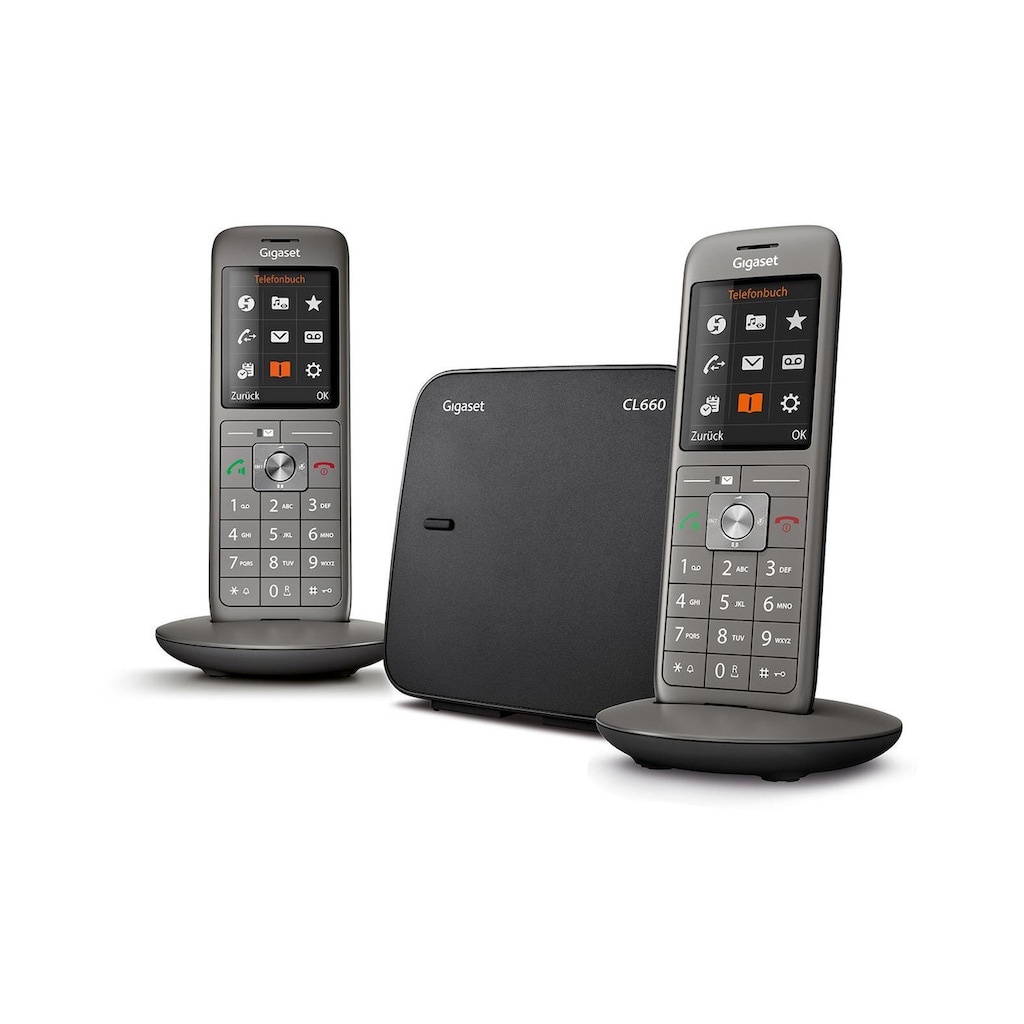 Gigaset Schnurloses DECT-Telefon »CL660 Duo«