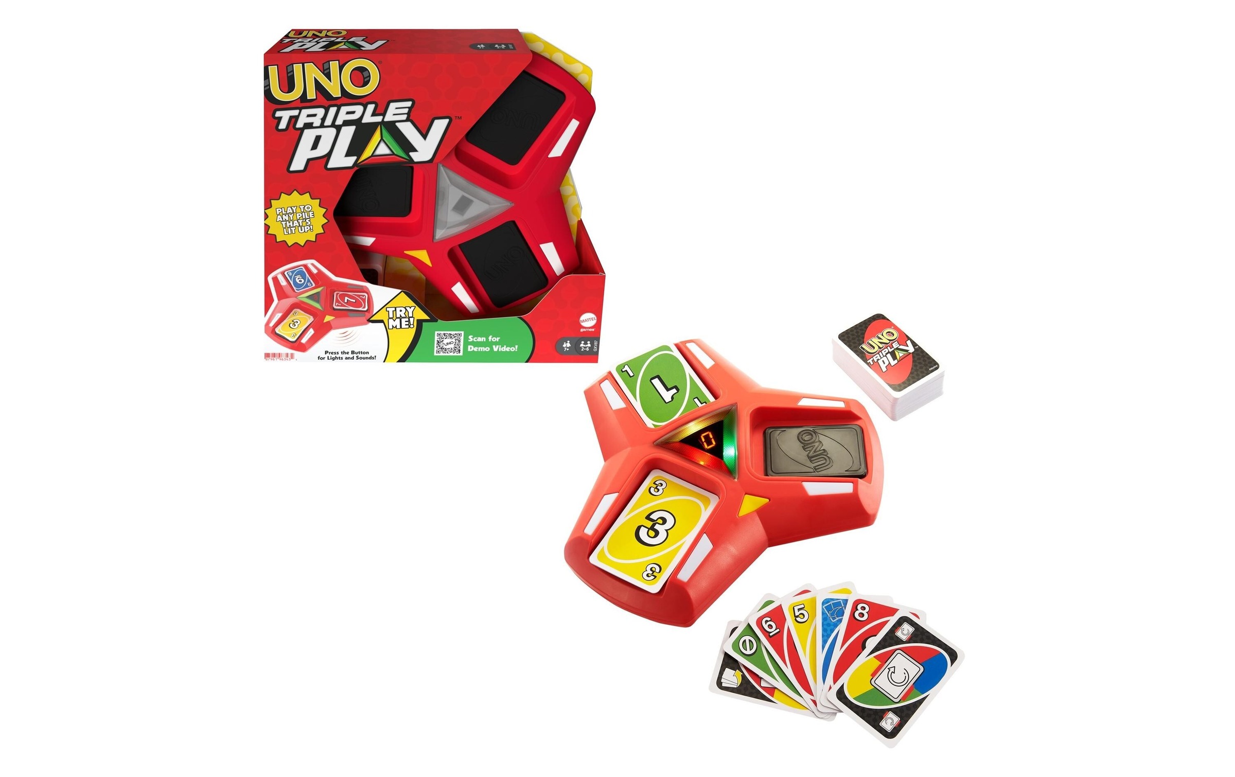 Mattel games Spiel »Kartenspiel UNO Tripl«
