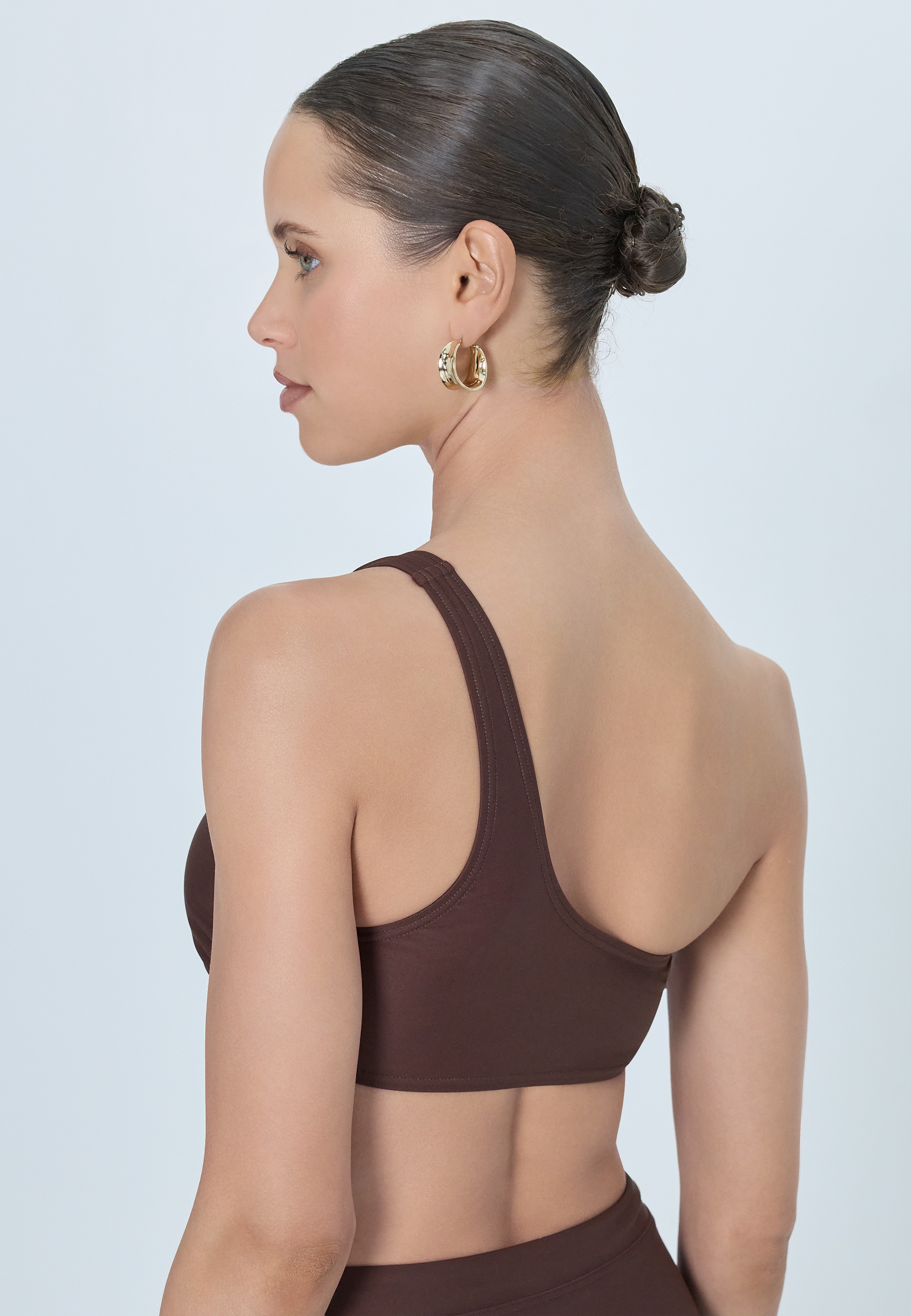 LSCN by LASCANA Top bikini bustier »Gina« in One-Shoulder-Optik