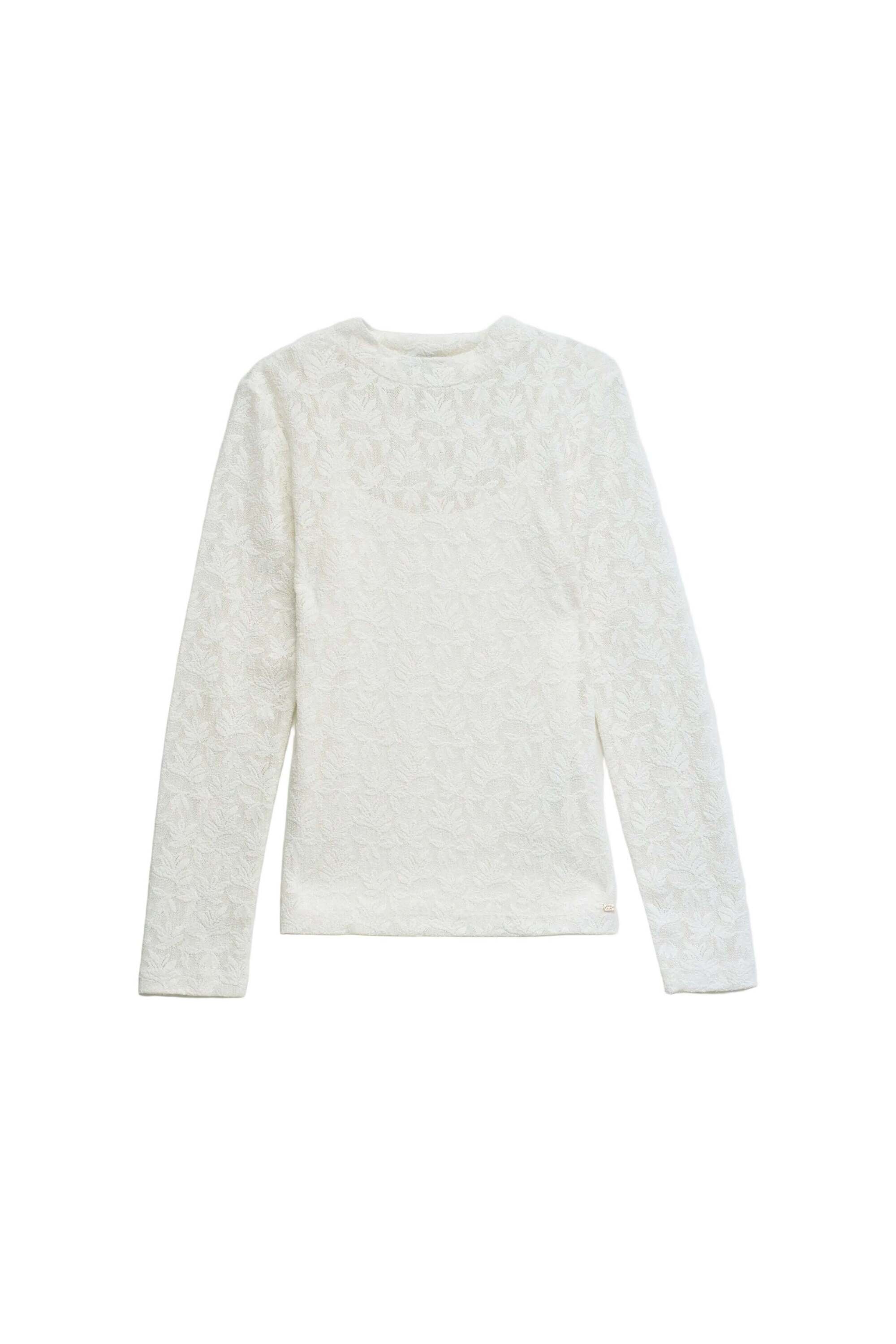 Image of Salsa Langarmshirt "Salsa Jeans Langarmshirt Lace Long Sleeve"
