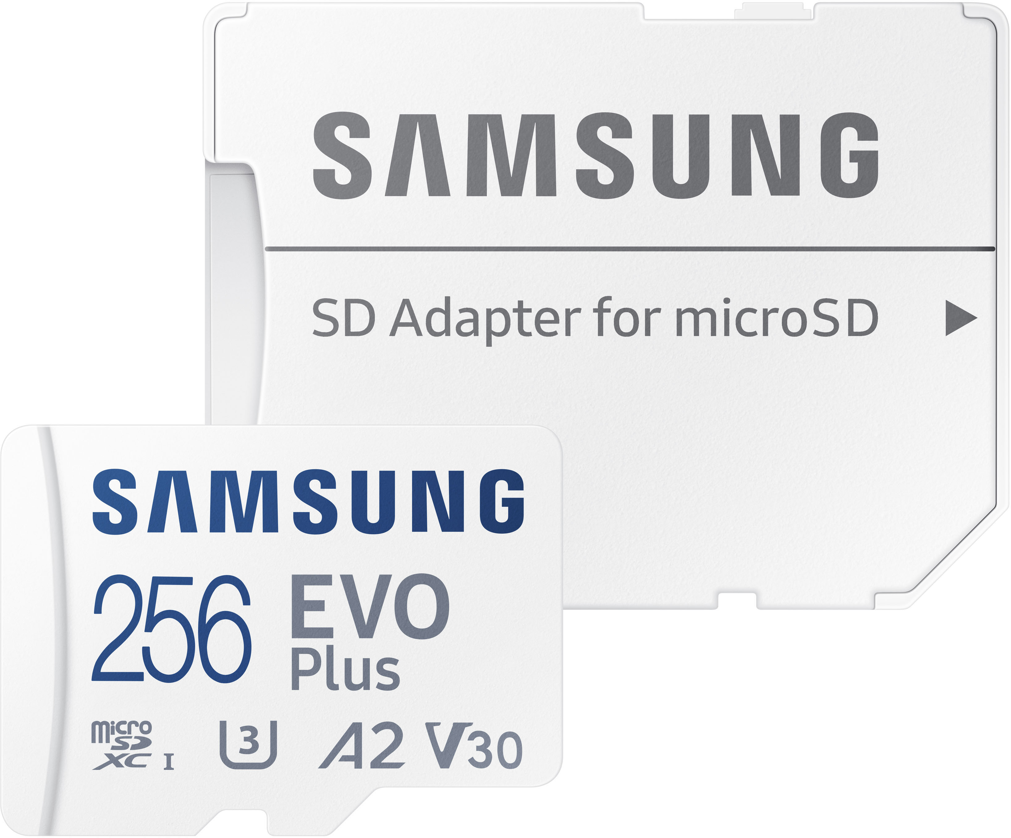 Speicherkarte »EVO Plus 256GB microSDXC Full HD & 4K UHD inkl. SD-Adapter«, (UHS Class...