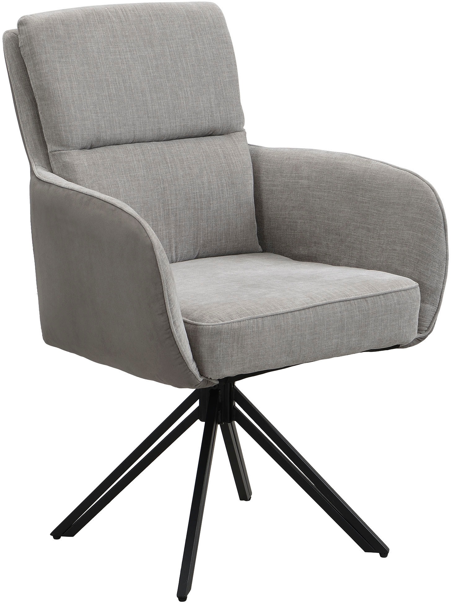byLIVING Chaise de salle à manger »Tino« (Ensemble) 2 cuisPivotant à 360 degrés avec rembourrage à ressorts, housses de qualité