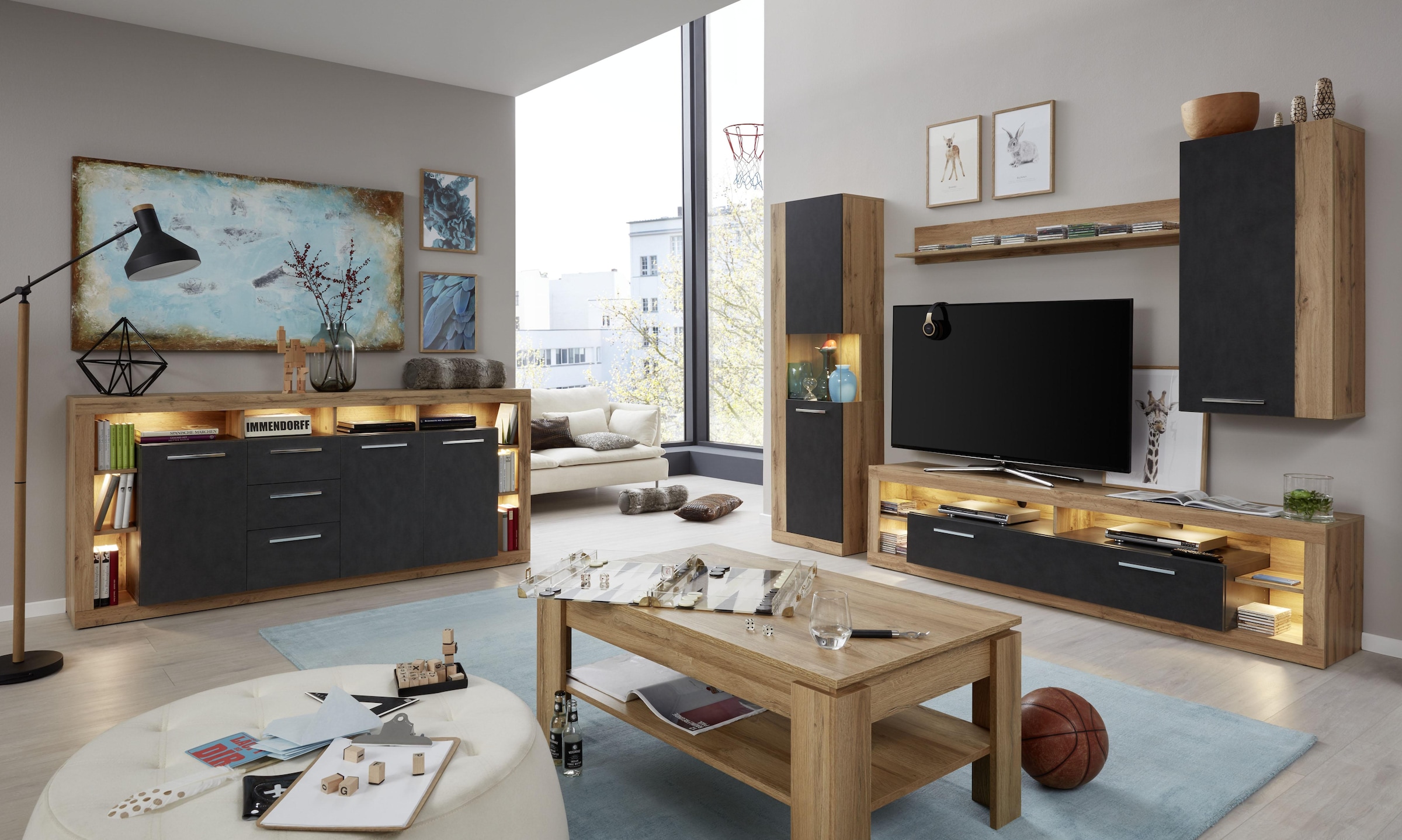 INOSIGN Sideboard »Gwendolyn«, moderner, grosser Wohnzimmerschrank